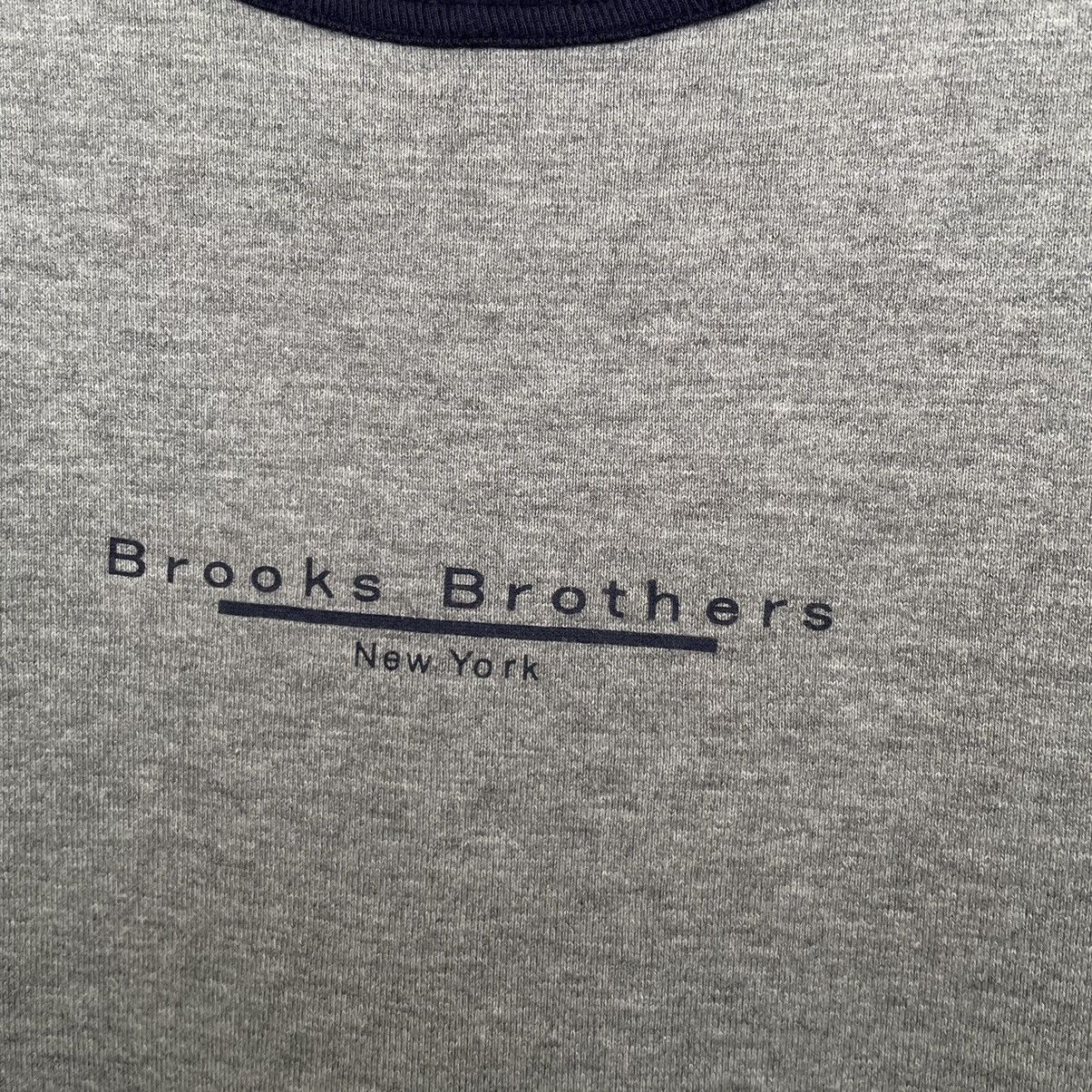 Brooks Brothers × Vintage Vintage Brooks Brothers New York Minimalist T Shirt Size US L / EU 52-54 / 3 - 2 Thumbnail