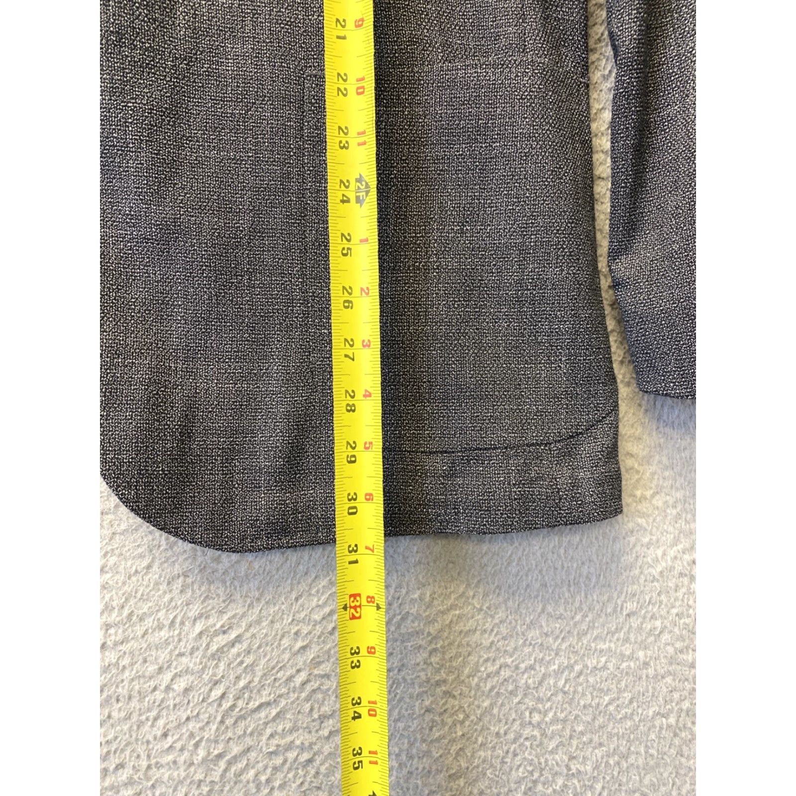 Vintage 1901 Travel Sport Coat Blazer Polyester Unstructured XL gray / 114-65 SLIM Size 46R - 5 Thumbnail