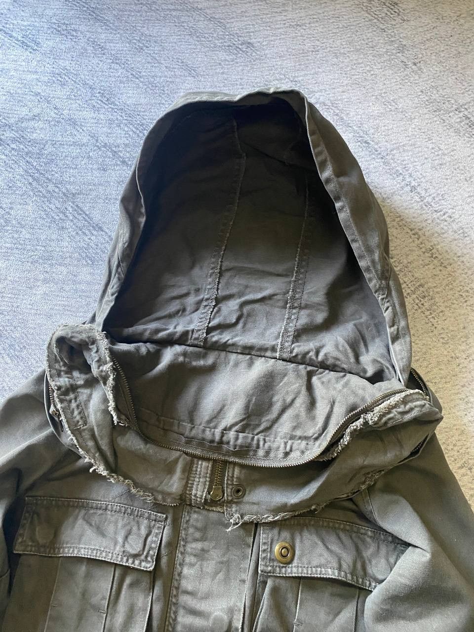 Japanese Brand Bono Style Crop Military Jacket Raw Edge Japanese Aesthetic Size S / US 4 / IT 40 - 6 Thumbnail