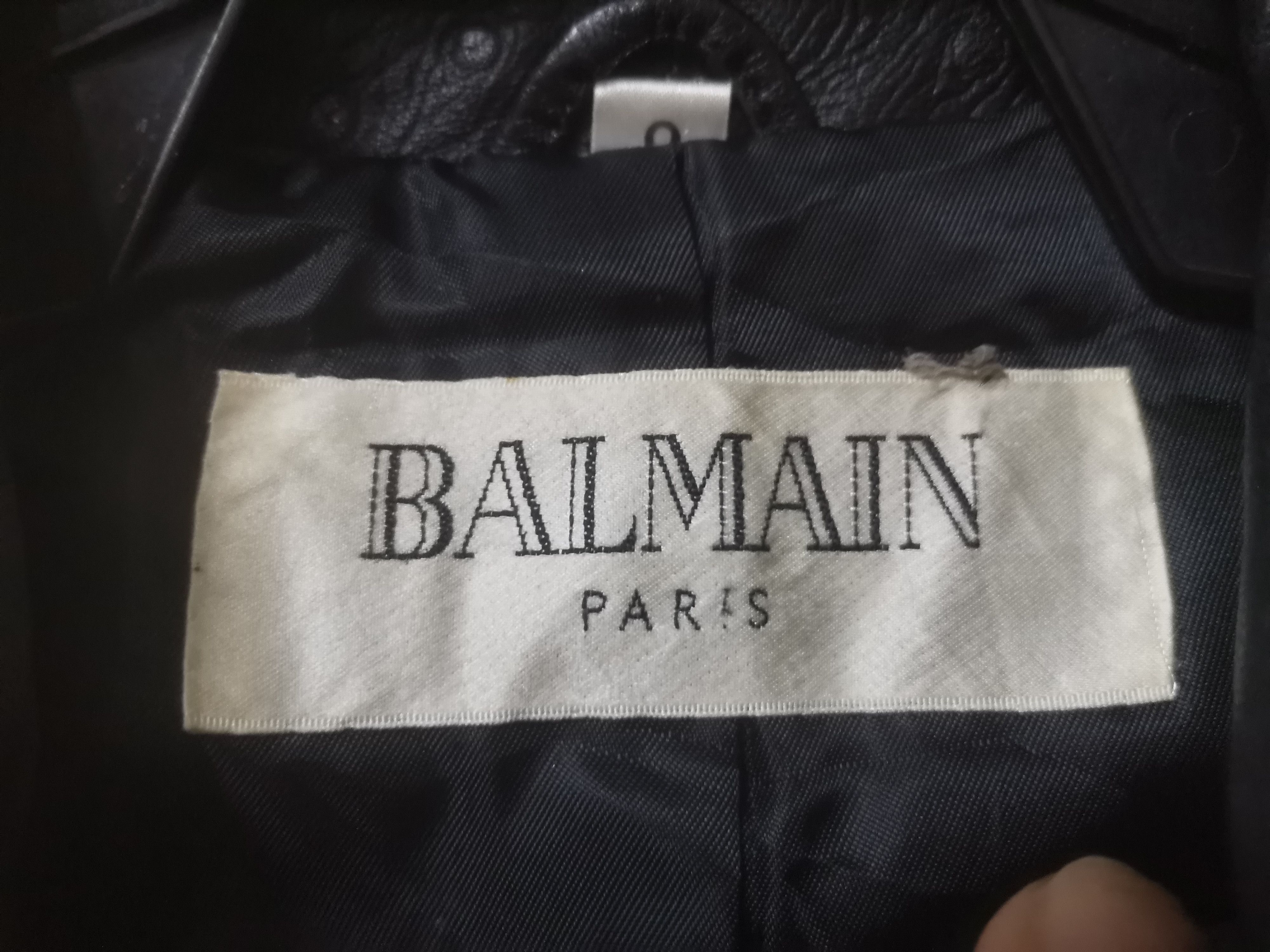 Balmain Balmain Paris Ostrich skin leather jacket Size M / US 6-8 / IT 42-44 - 8 Thumbnail