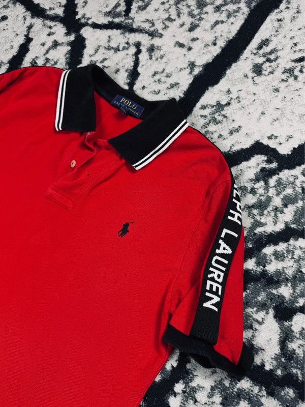 Polo Ralph Lauren Vintage Polo Ralph Lauren T-shirt Red Black Logo XS Size US XS / EU 42 / 0 - 3 Thumbnail