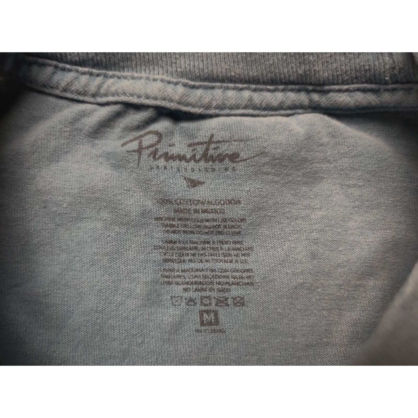 Primitive Primitive Shirt Adult Mens Medium Blue Logo Skateboard Sport Size US M / EU 48-50 / 2 - 4 Thumbnail