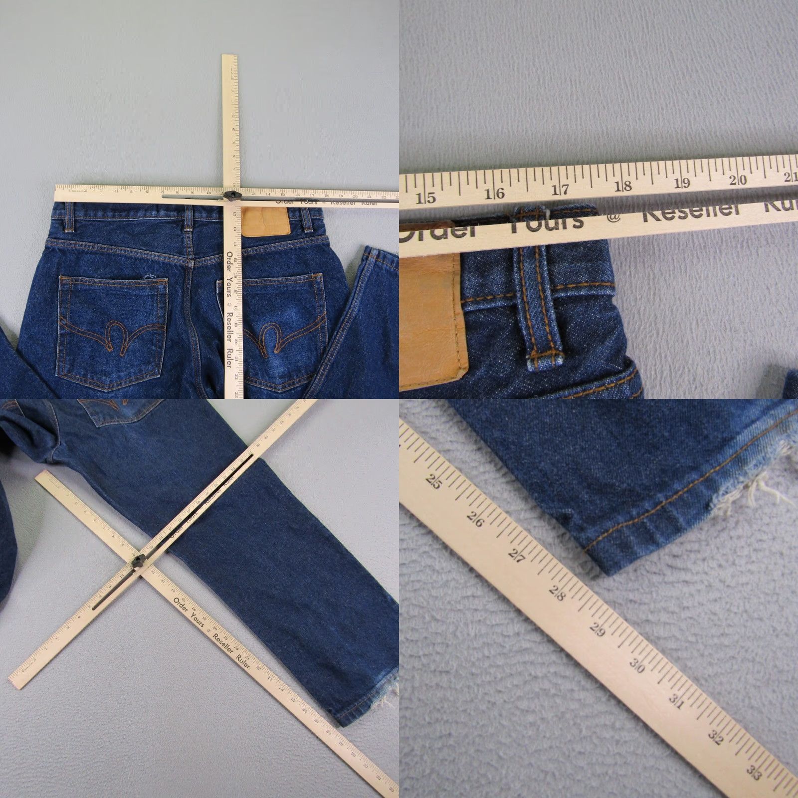 Rocawear VINTAGE Rocawear Jeans Mens 36x30 Blue Denim Straight Leg Dark Wash Y2K Pants Jeans Size US 35 - 8 Thumbnail