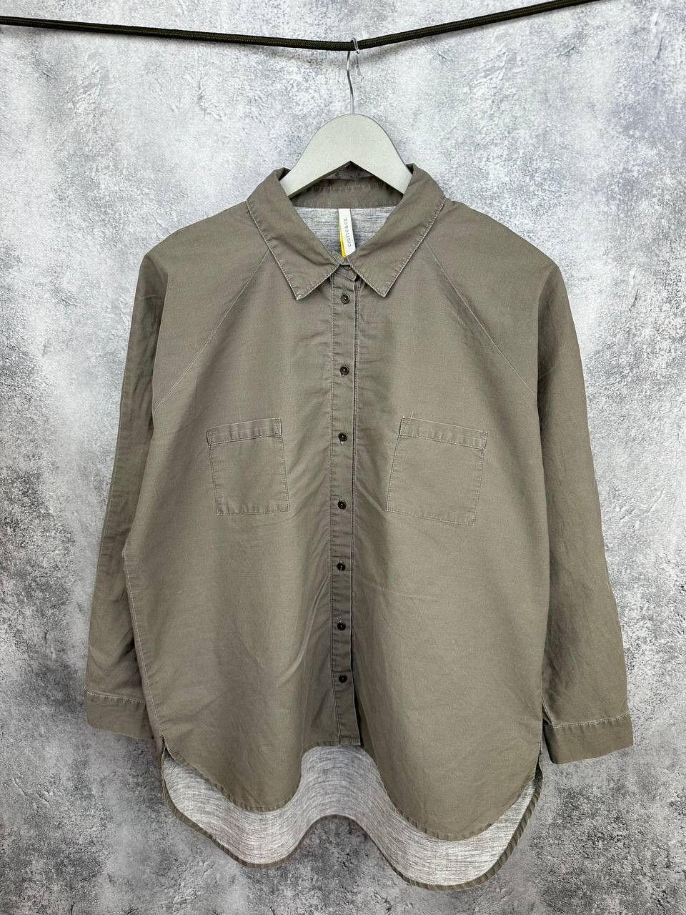 Designer Celtic & Co Oversized Utility Tunic Shirt High-Low Hem LS Size M / US 6-8 / IT 42-44 - 1 Thumbnail