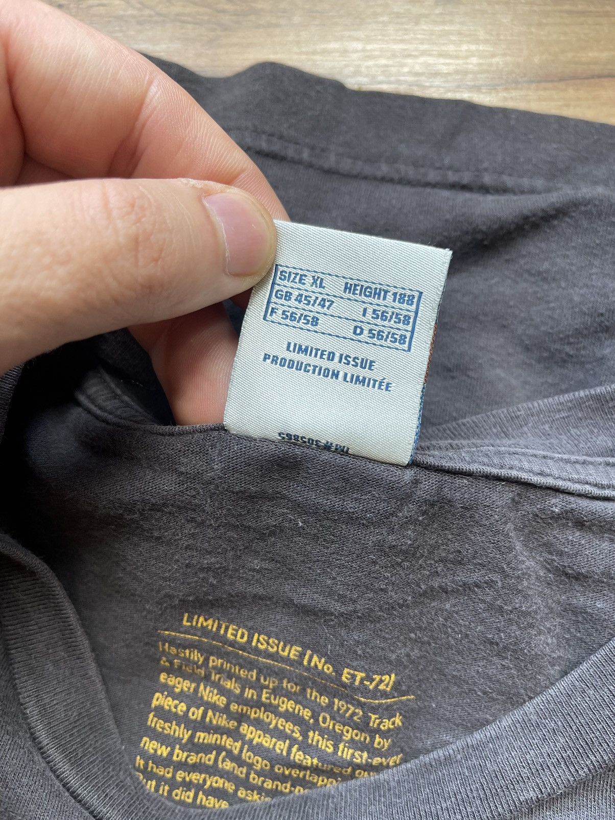 Nike × Vintage 90’s Nike Limited Issue Eugene Trials Vintage big logo Size US XL / EU 56 / 4 - 9 Thumbnail