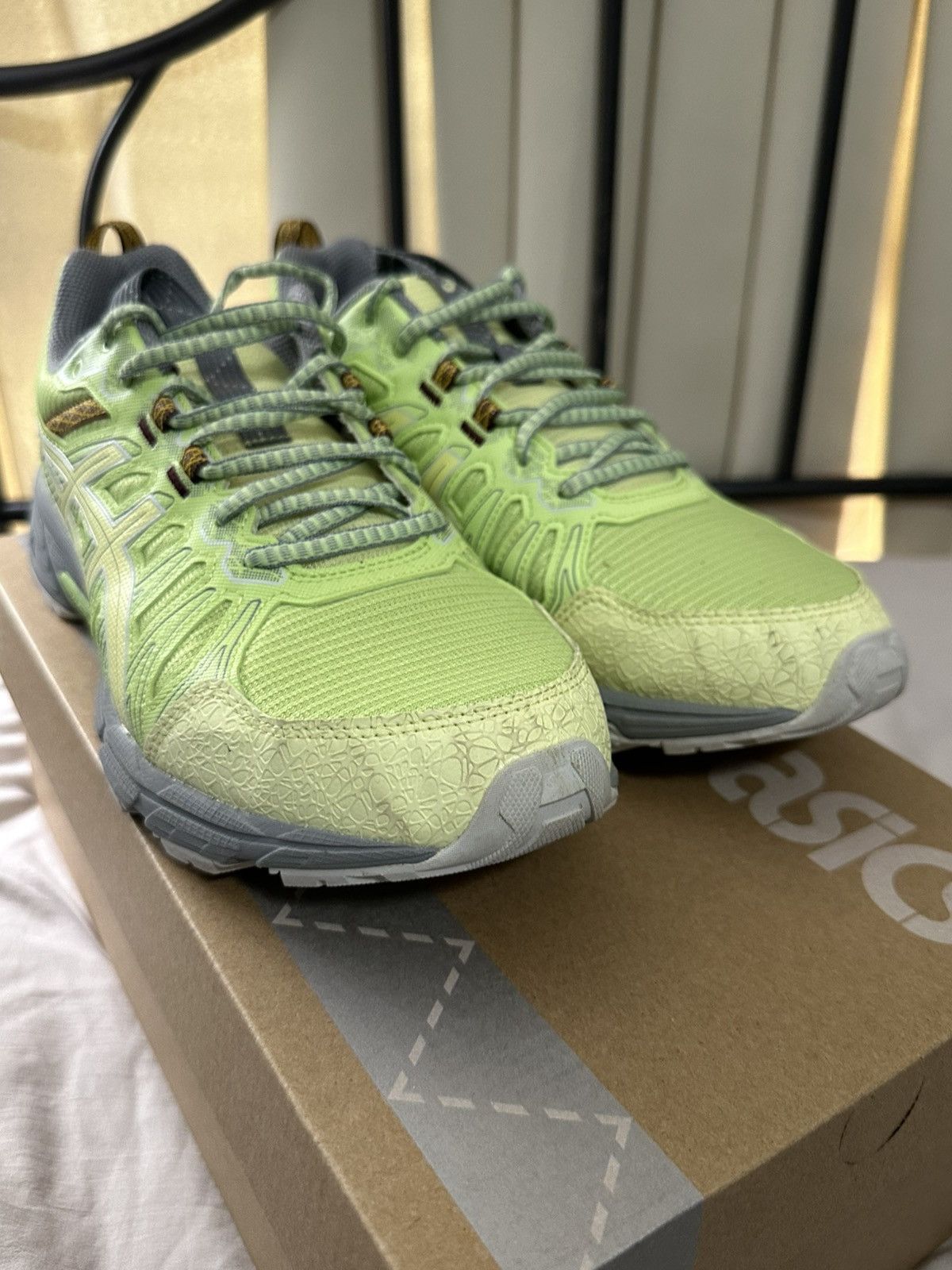 Asics × Kiko Kostadinov HN1-S Gel-Venture 7 Lime Green Size US 10 / EU 43 - 5 Thumbnail