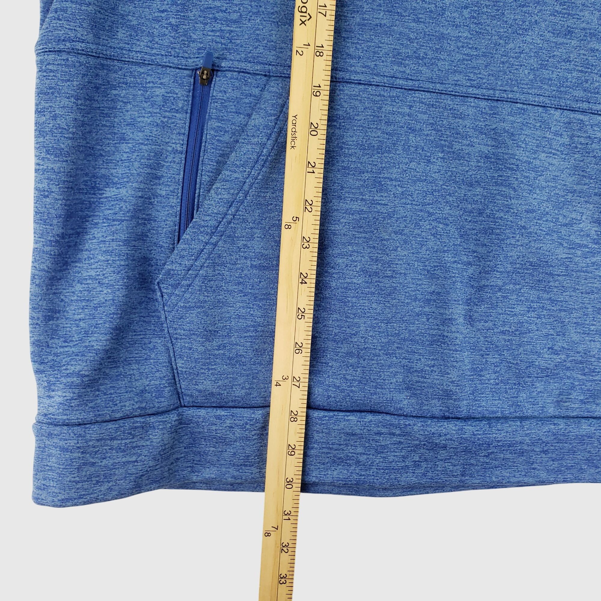 Nike Nike Blue Pullover Hoodie With Front Pocket & Drawstring XL Size US XL / EU 56 / 4 - 5 Thumbnail