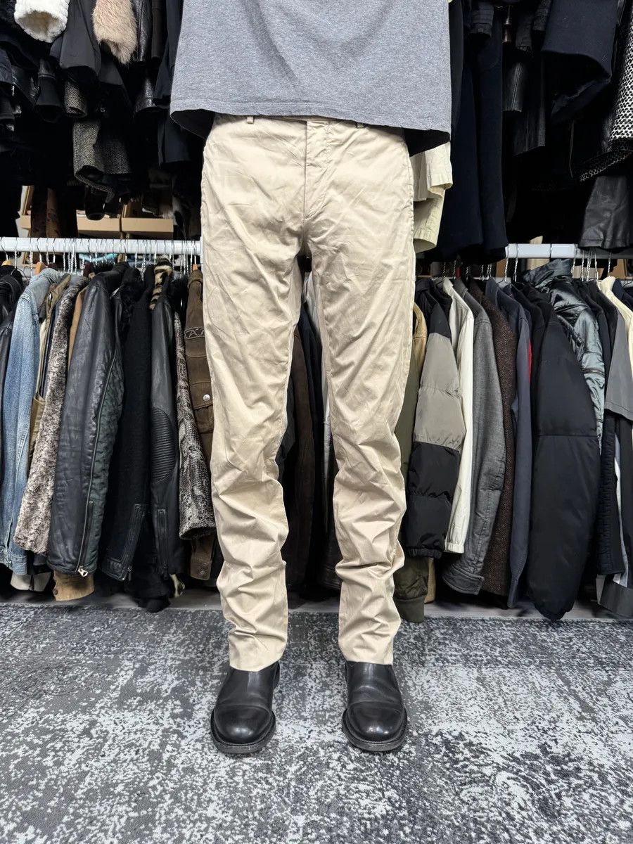 Prada SS2006 Prada Beige Straight Chino Pants Size US 31 - 3 Thumbnail