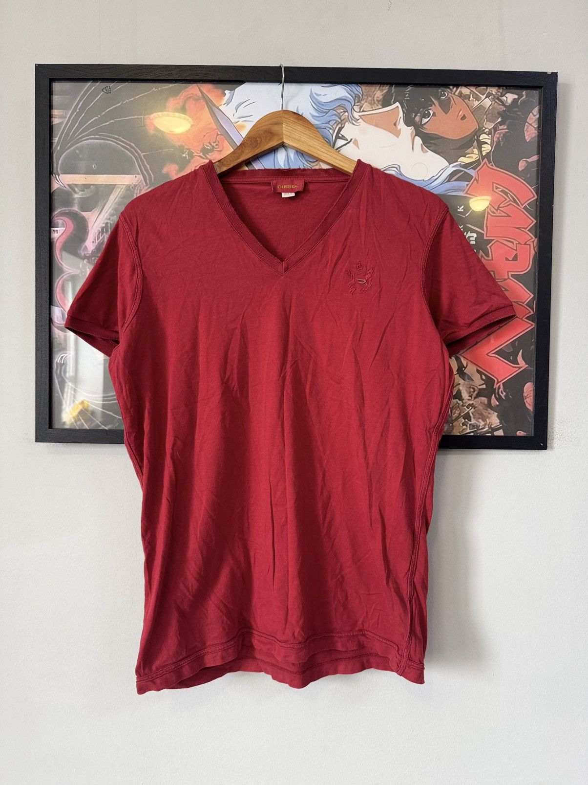 Diesel Y2K Vintage Gradient Diesel Tee Shirt Archive Hype Size US L / EU 52-54 / 3 - 1 Thumbnail