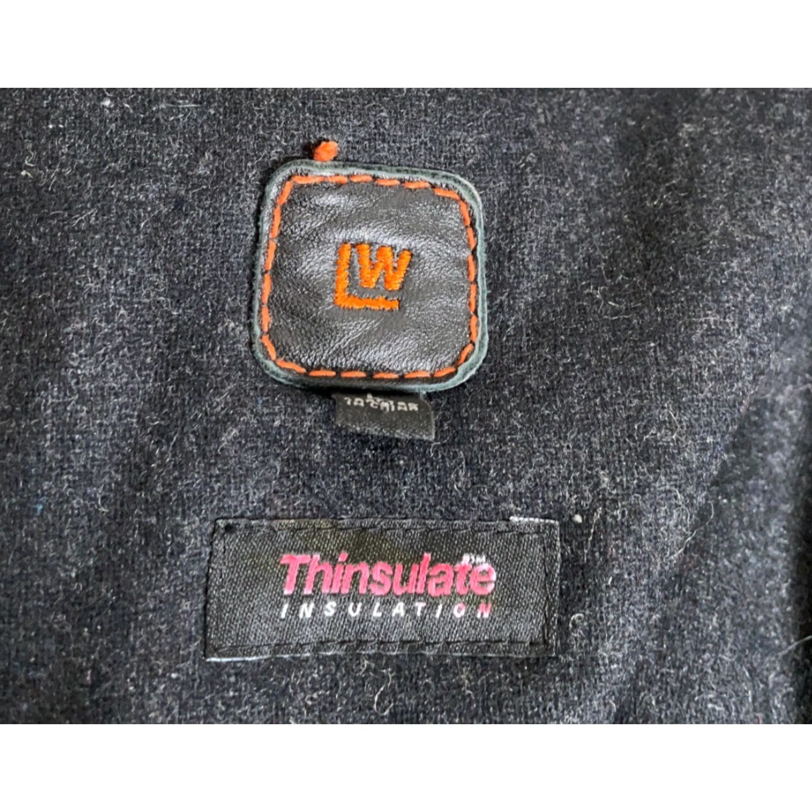 Vintage Wilsons Leather Jacket Adult Large Black + Wool Zip Out Liner Zip Up Short Coat Motorbike Style Size US L / EU 52-54 / 3 - 4 Thumbnail