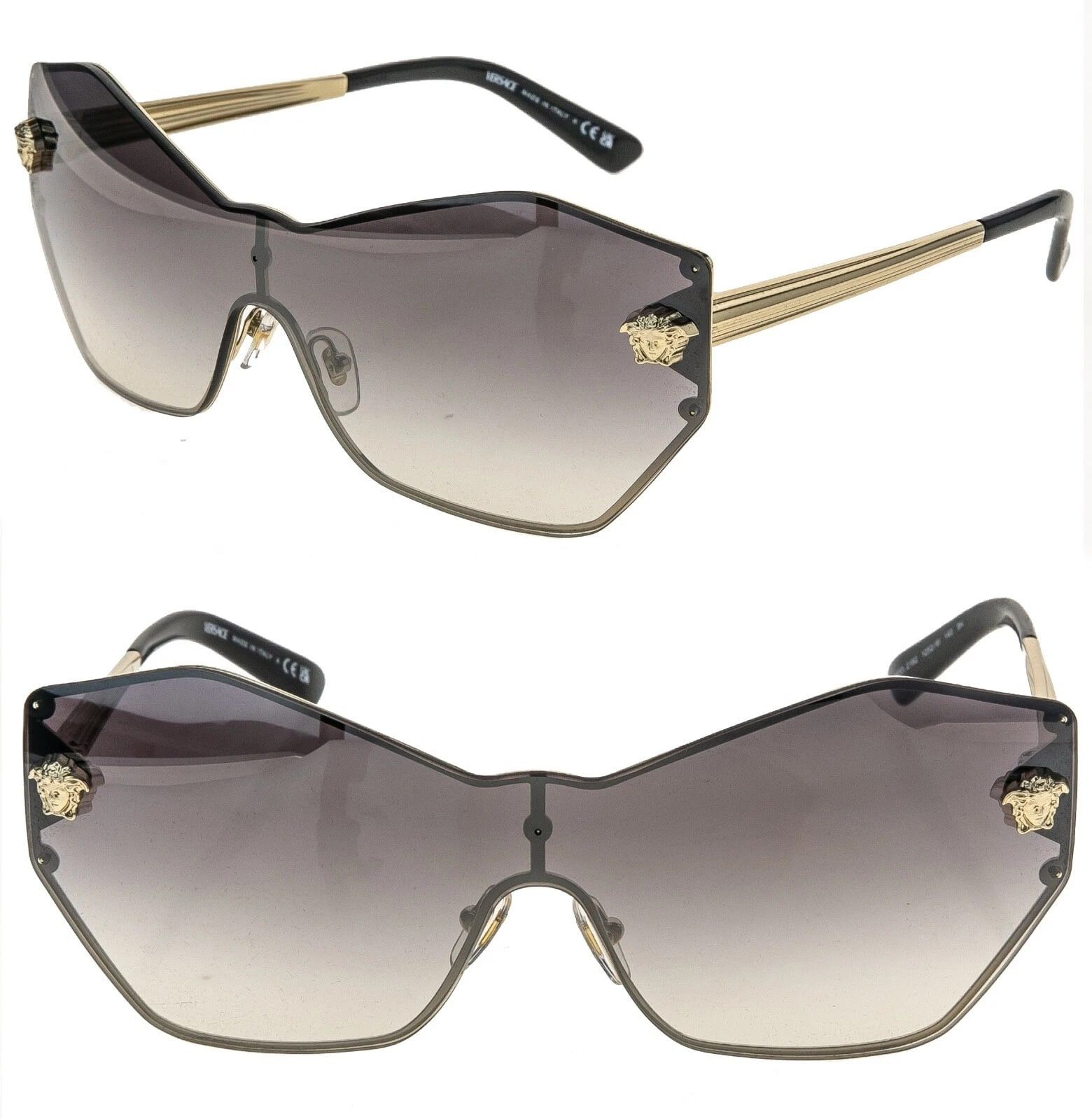 Versace VERSACE GLAM Stud Medusa Head 2182 Gray VE2182 Sunglasses Size ONE SIZE - 1 Thumbnail