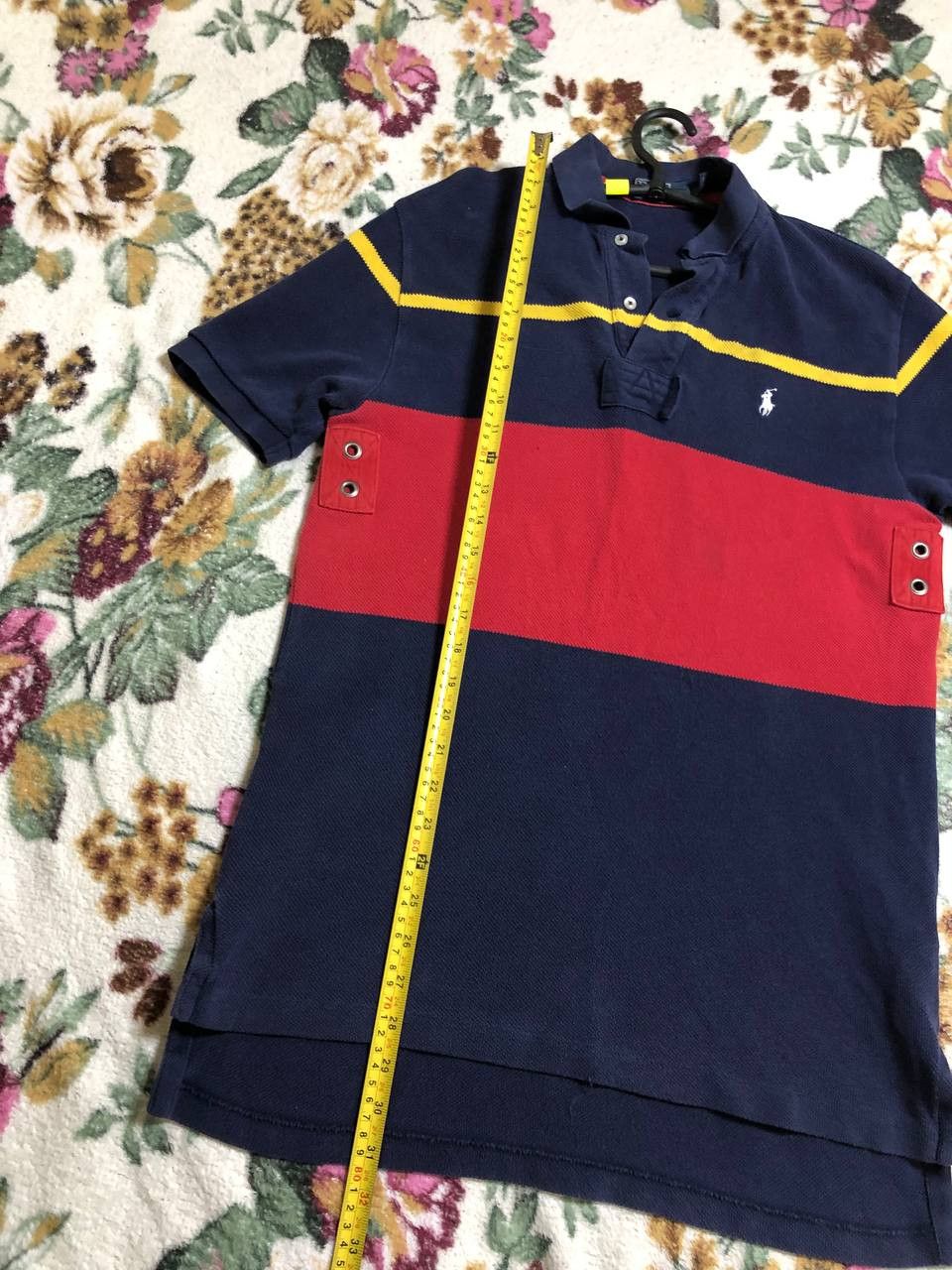 Polo Ralph Lauren Vintage Y2K Polo Ralph Lauren Stripped Polo Tee Size US M / EU 48-50 / 2 - 10 Thumbnail