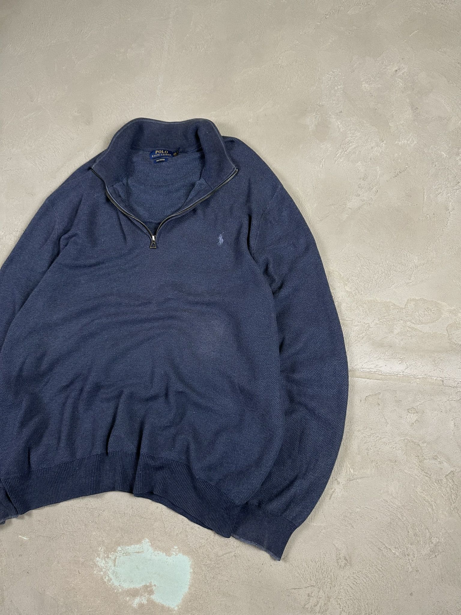 Designer × Polo Ralph Lauren Polo Ralph Lauren Logo Boxy Quaterzip Sweatshirt Size US XXL / EU 58 / 5 - 3 Thumbnail