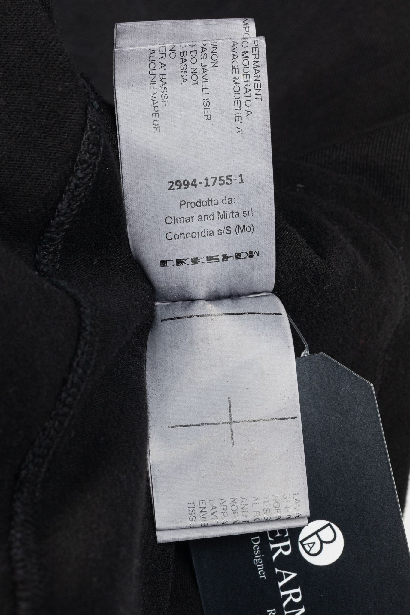 Rick Owens Drkshdw Rick Owens DRKSHDW AW/14 Black Cotton Long-Sleeve Midi Dress Size M / US 6-8 / IT 42-44 - 10 Thumbnail