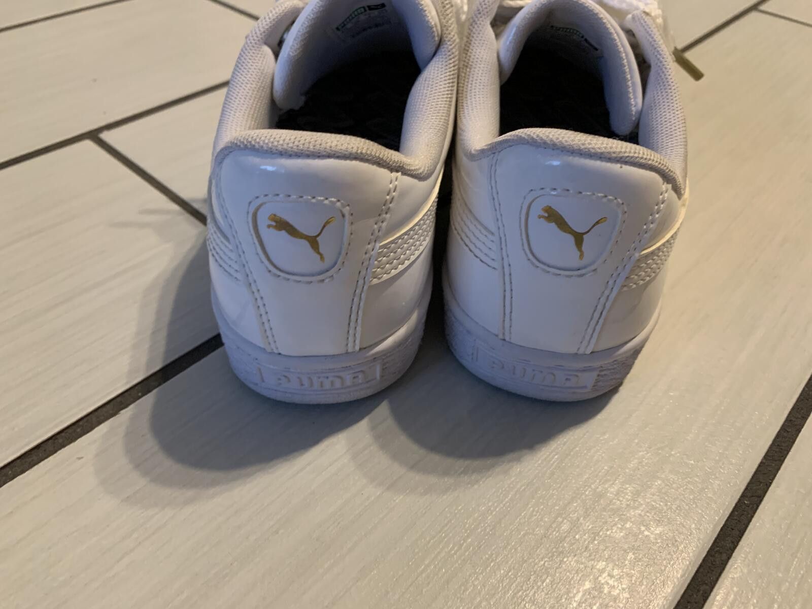 Puma Puma White Ribbon Sneakers Size US 6 / IT 36 - 3 Thumbnail