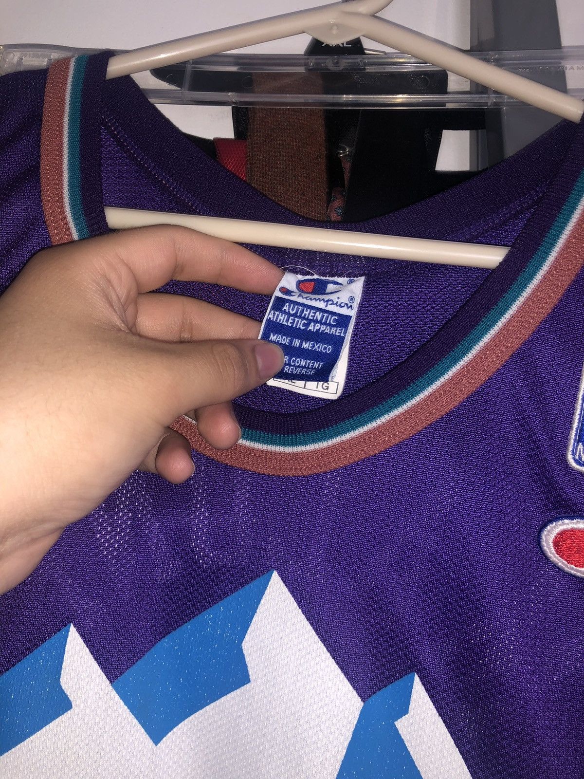 Champion × NBA × Vintage Karl Malone Utah Jazz Vintage Jersey Size US S / EU 44-46 / 1 - 3 Thumbnail