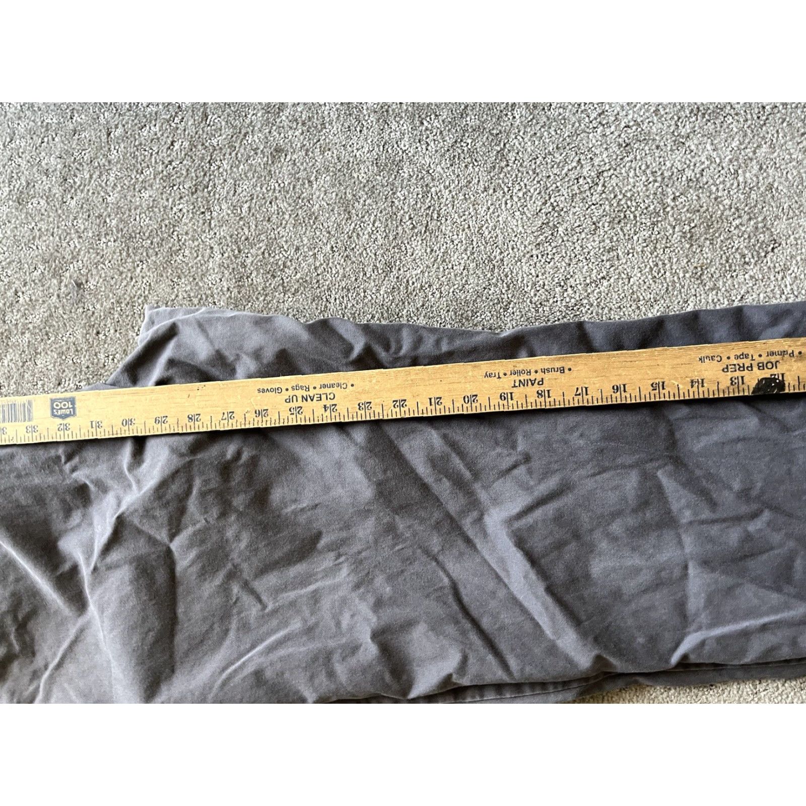 Lee Lee Pants Womens Size 16 Med Natural Fit Straight Leg Just Below The Waist Gray Size 38" / US 16 / IT 52 - 6 Thumbnail