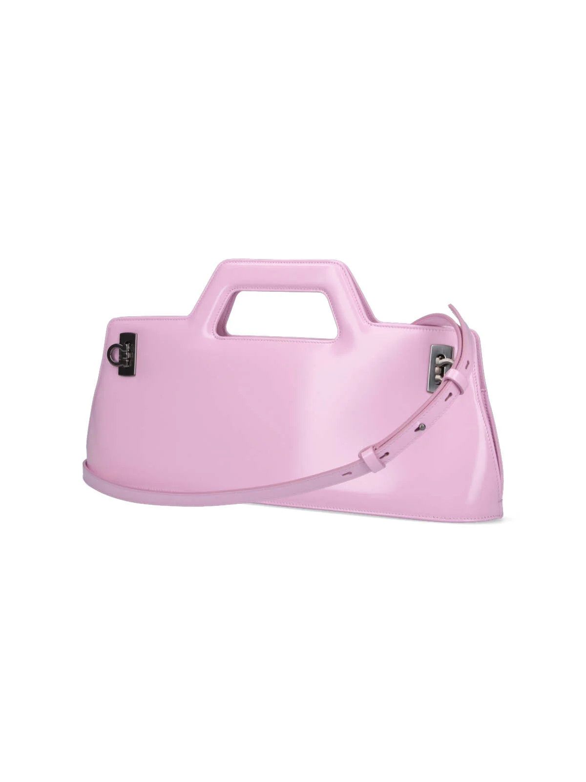 Salvatore Ferragamo o1s1rm0924 Size: OS / Wanda Mini Handle Bag in Pink Size ONE SIZE - 3 Thumbnail