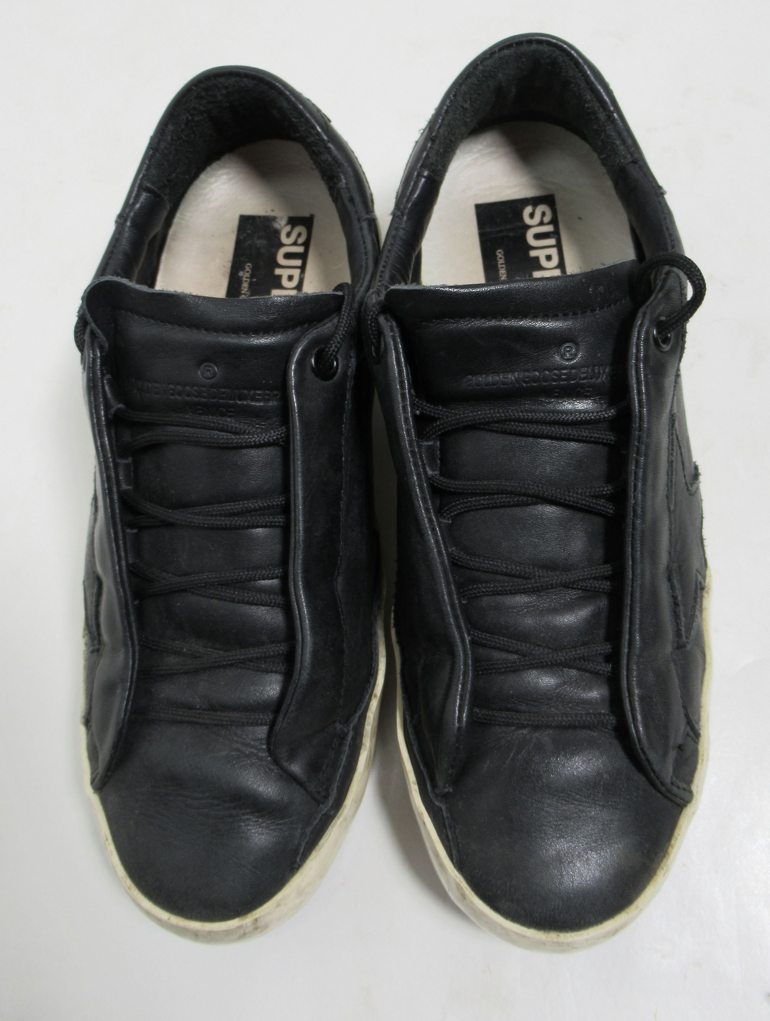 Golden Goose Golden Goose Women's Superstar Smock Leather Sneaker Black Size US 8 / IT 38 - 2 Thumbnail