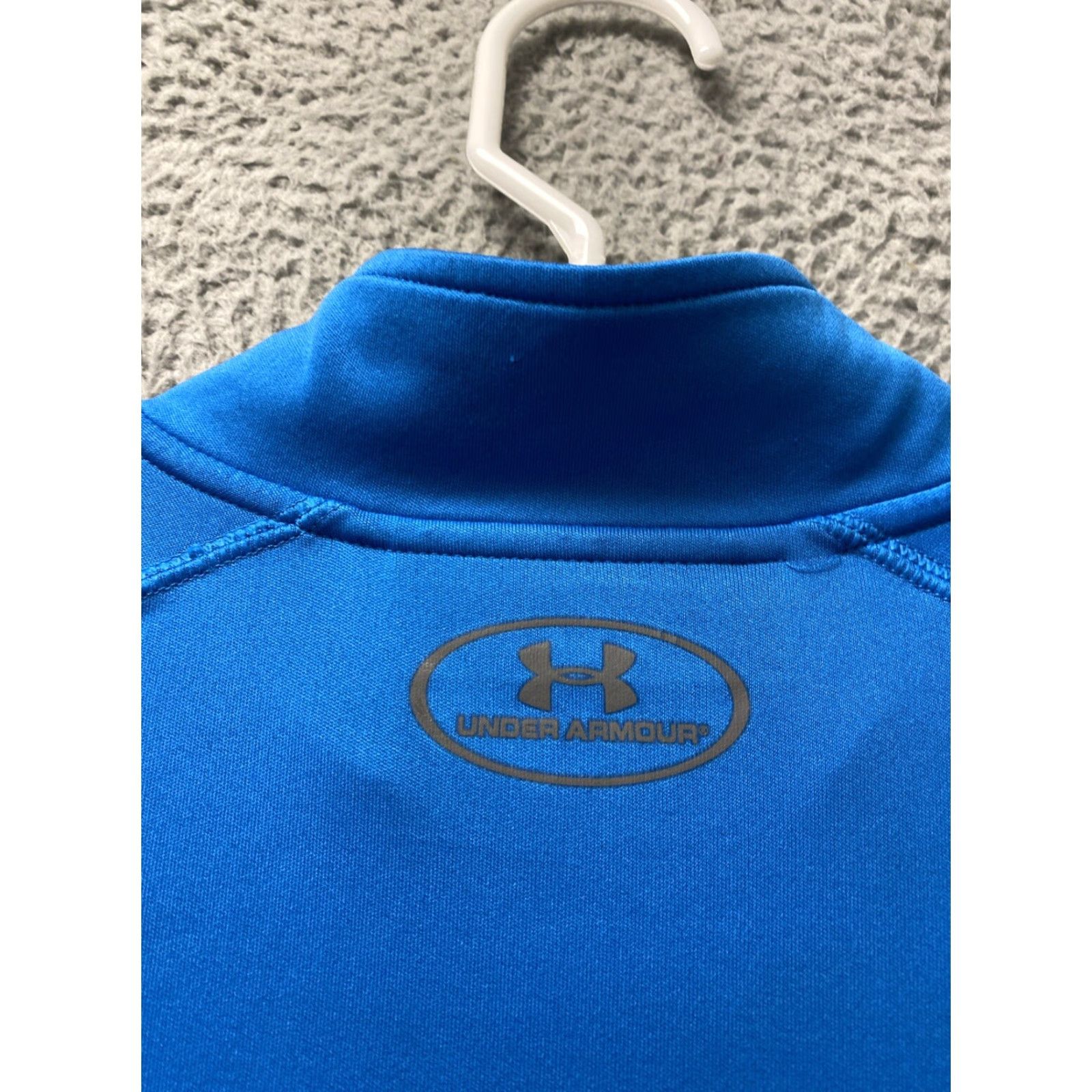 Under Armour Under Armour Shirt Men XL Blue 1/4 Zip HeatGear Athletic Cross Training Gym & Running Women? No. Ends with Mens. Size US XL / EU 56 / 4 - 8 Thumbnail