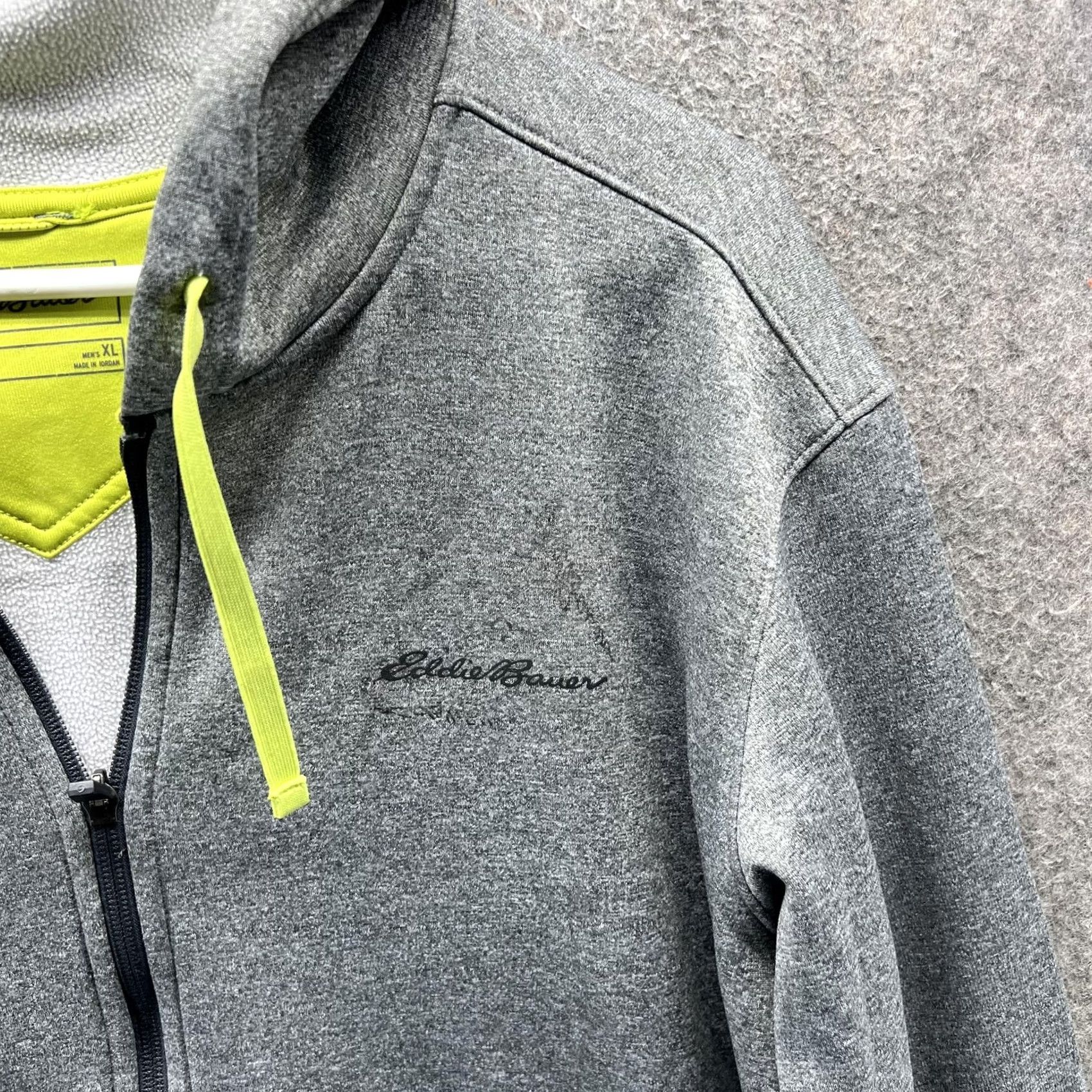 Eddie Bauer Eddie Bauer Hoodie Mens XL Gray Full Zip Fleece Sweatshirt Logo Size US XL / EU 56 / 4 - 5 Thumbnail