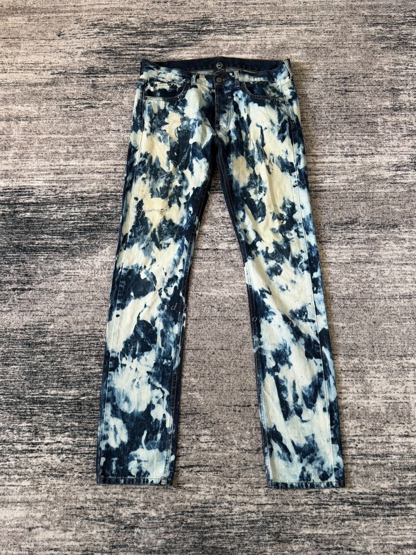 Alexander McQueen Alexander McQueen Splatter Tie-Dye Jeans Size US 32 / EU 48 - 1 Thumbnail