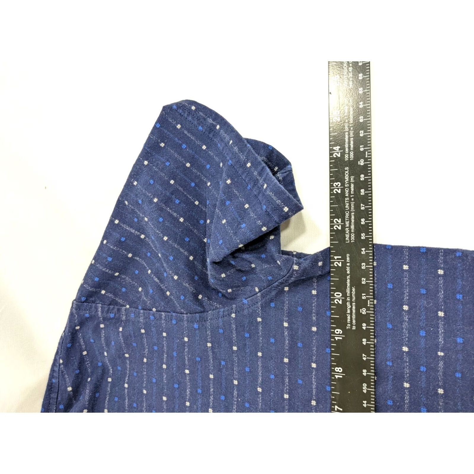 Robert Graham Robert Graham Polo Shirt Adult Medium Navy Blue Static Dot 3 Button Size US M / EU 48-50 / 2 - 7 Thumbnail