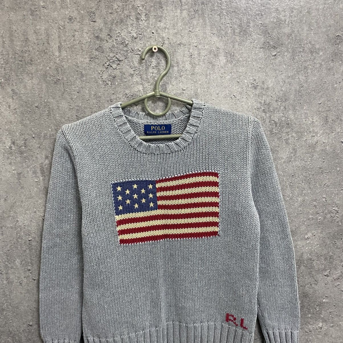 Polo Ralph Lauren Polo Ralph Lauren USA Flag Knitted Sweater RL Sweatshirt Size US XXS / EU 40 - 4 Thumbnail