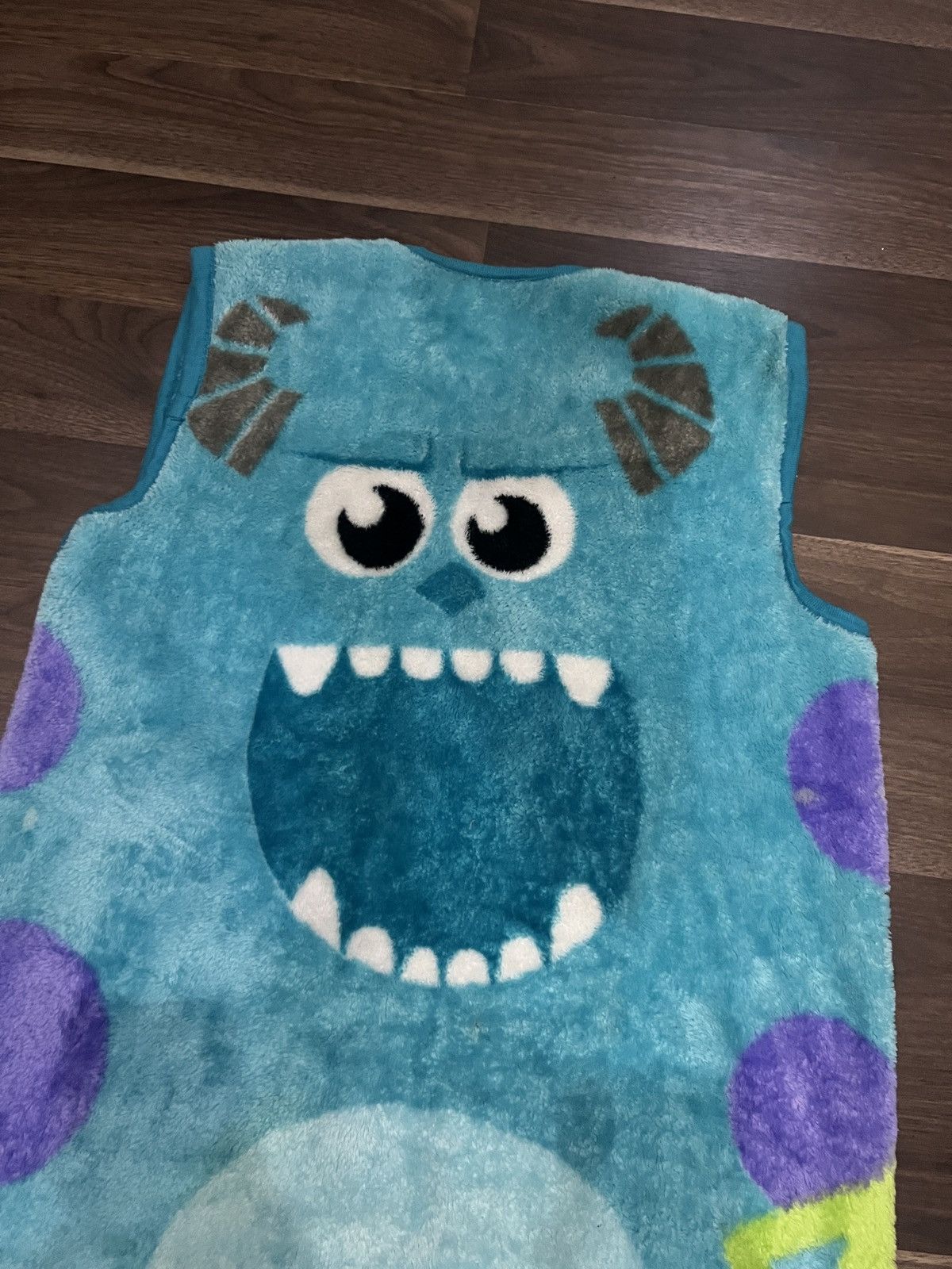 Disney Cute Cartoon Monster Incorporate Blue Vest Size US M / EU 48-50 / 2 - 5 Thumbnail