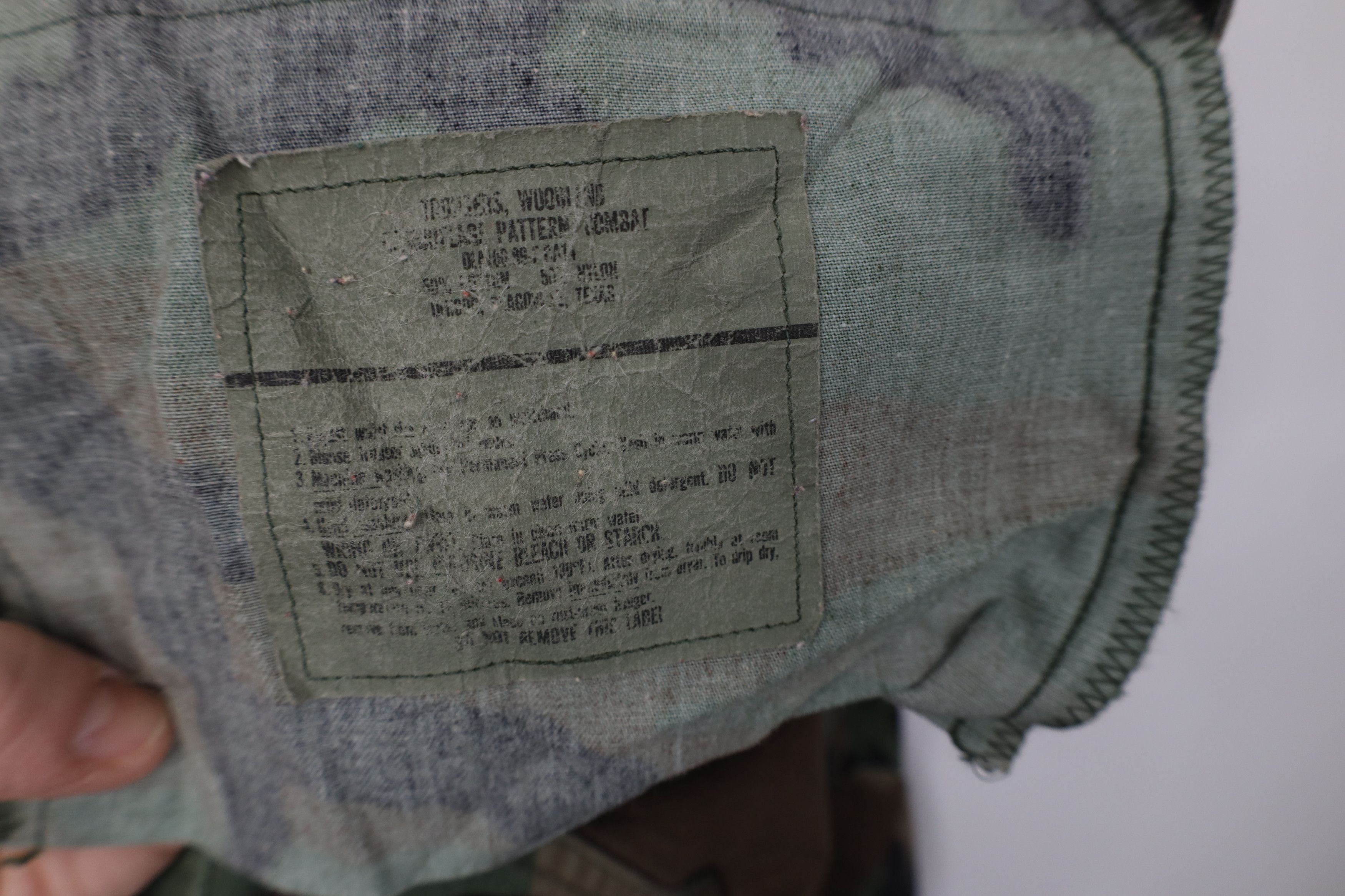 Vintage Vintage 90s USGI Camouflage Combat Cargo Trousers Pants US Size US 34 / EU 50 - 9 Thumbnail