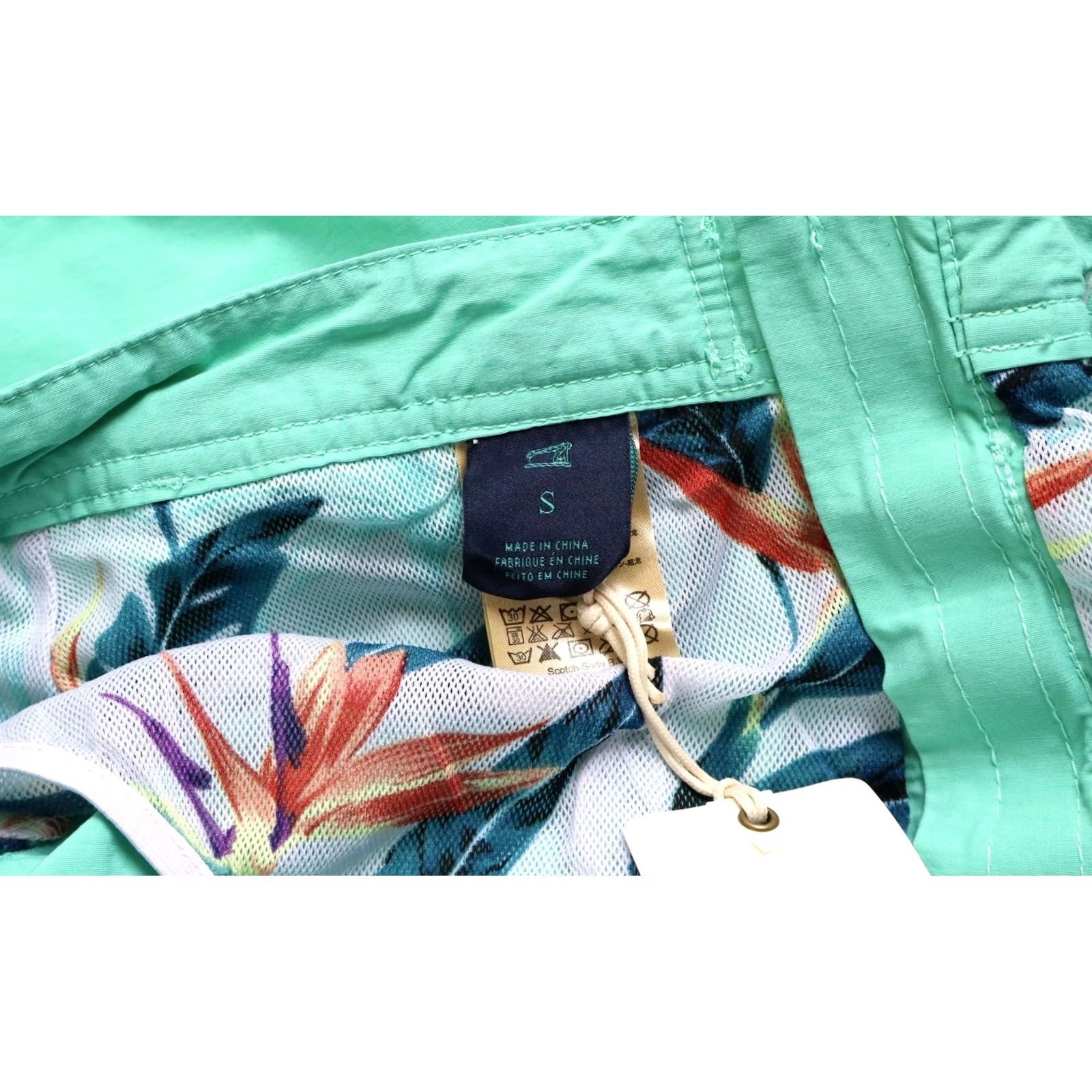 Scotch & Soda SCOTCH & SODA Men Small Swim Shorts Casual Beach Drawstring Waist Blue Size US 29 - 7 Thumbnail
