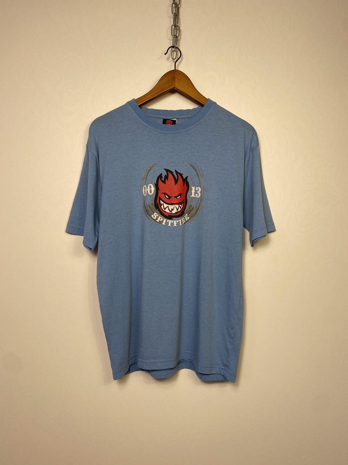 Spitfire Vintage 90s Spitfire Script Sun T-shirt Tee Size US L / EU 52-54 / 3 - 1 Thumbnail