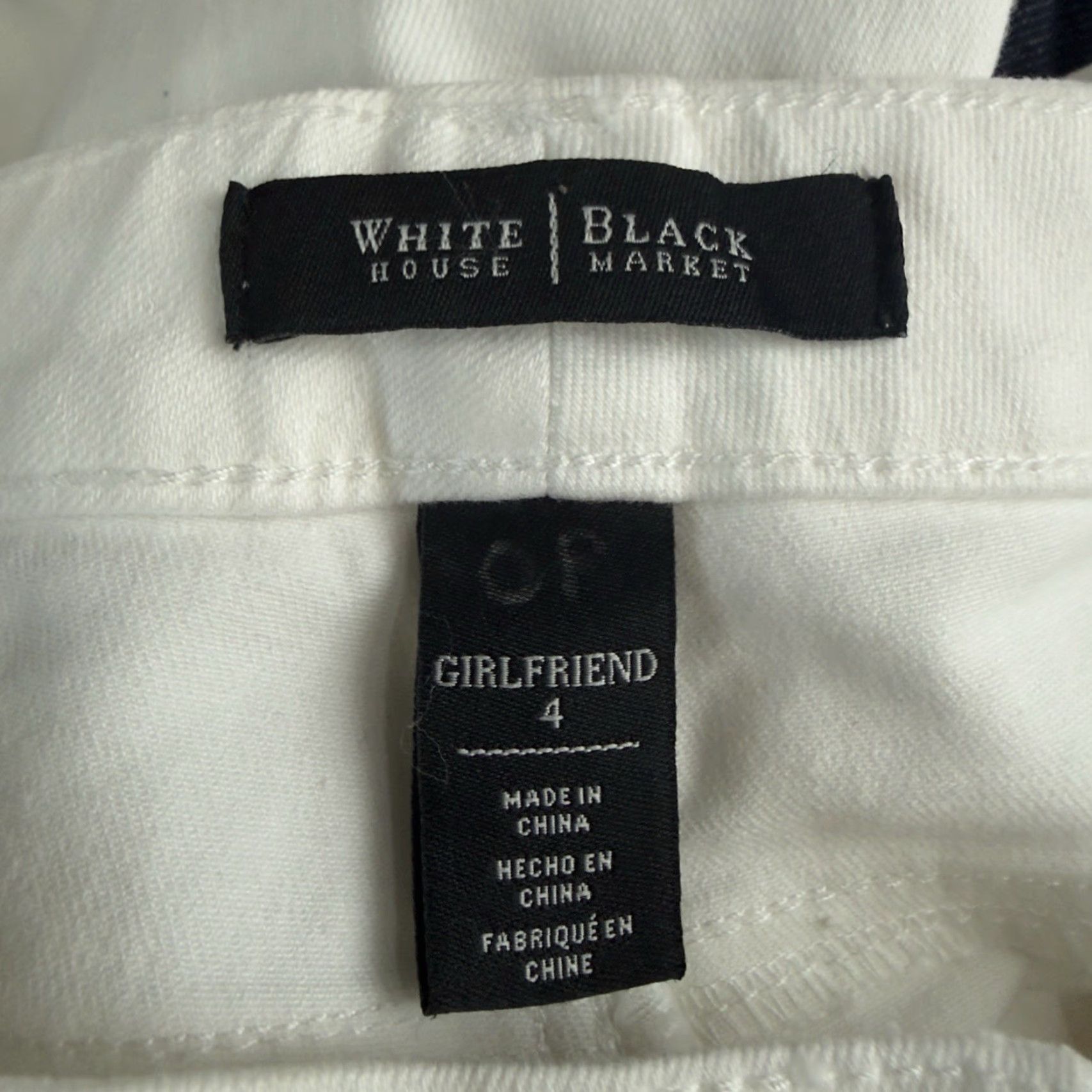 White House Black Market VINTAGE? No. White House Black Market Pants Womens Size 4 White Ankle Pants Casual Womens Size 4 White House Black Market Pants Womens White Size 27" / US 4 / IT 40 - 4 Thumbnail
