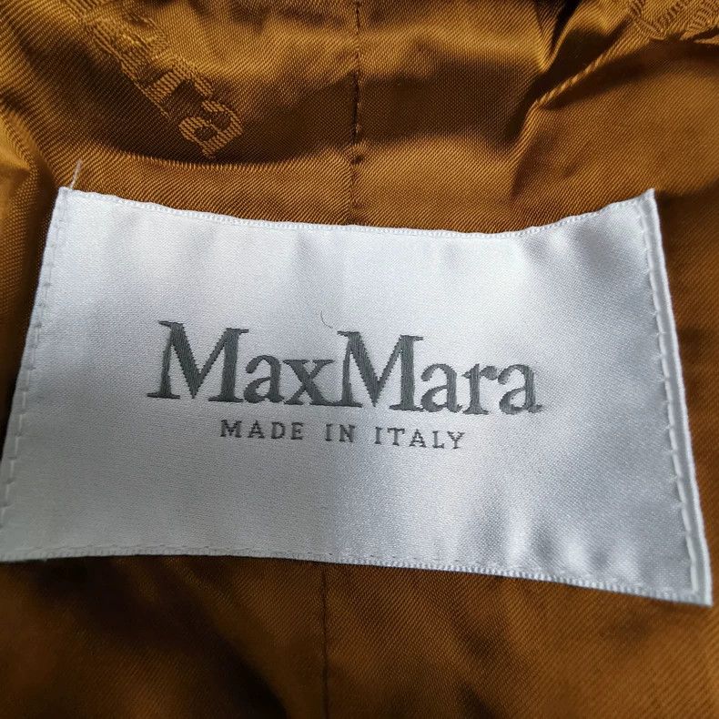 Max Mara Max Mara Classic Camel Belted Lapel Coat Size XS / US 0-2 / IT 36-38 - 3 Thumbnail