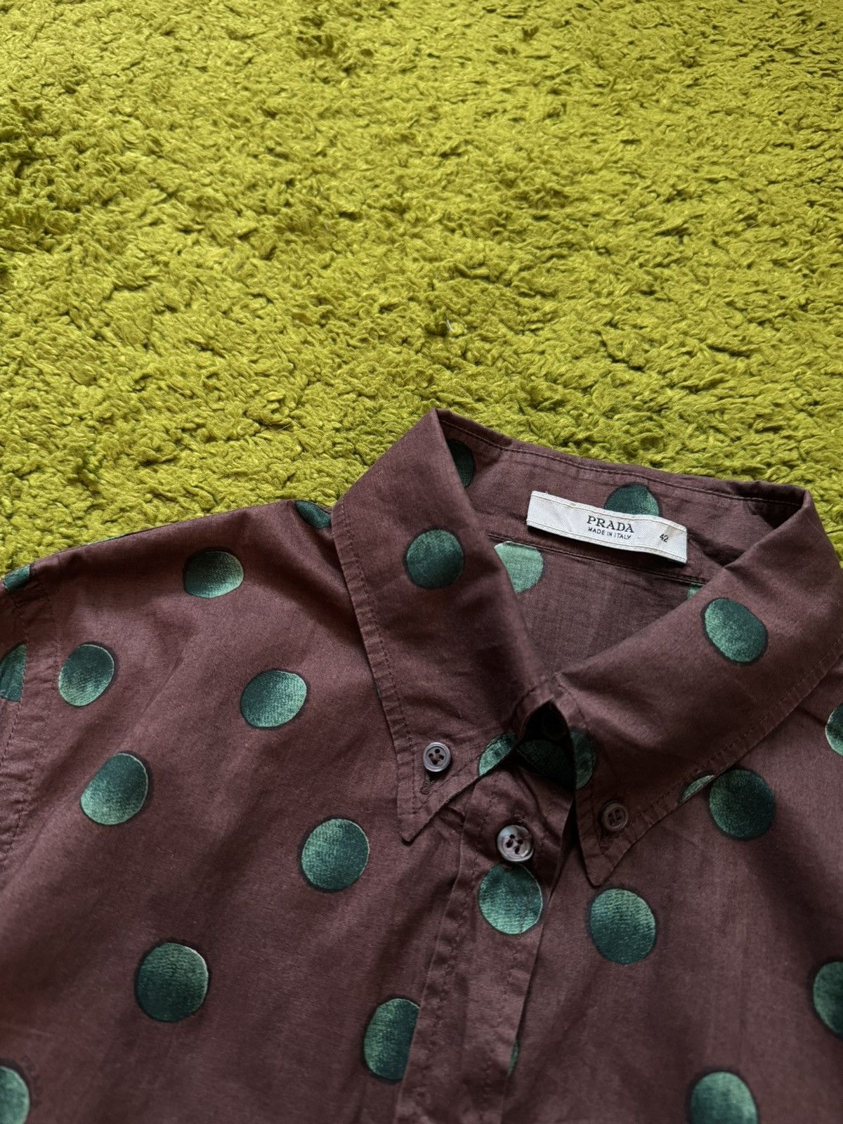 Prada Prada polka dot blouse shirt Size M / US 6-8 / IT 42-44 - 4 Thumbnail