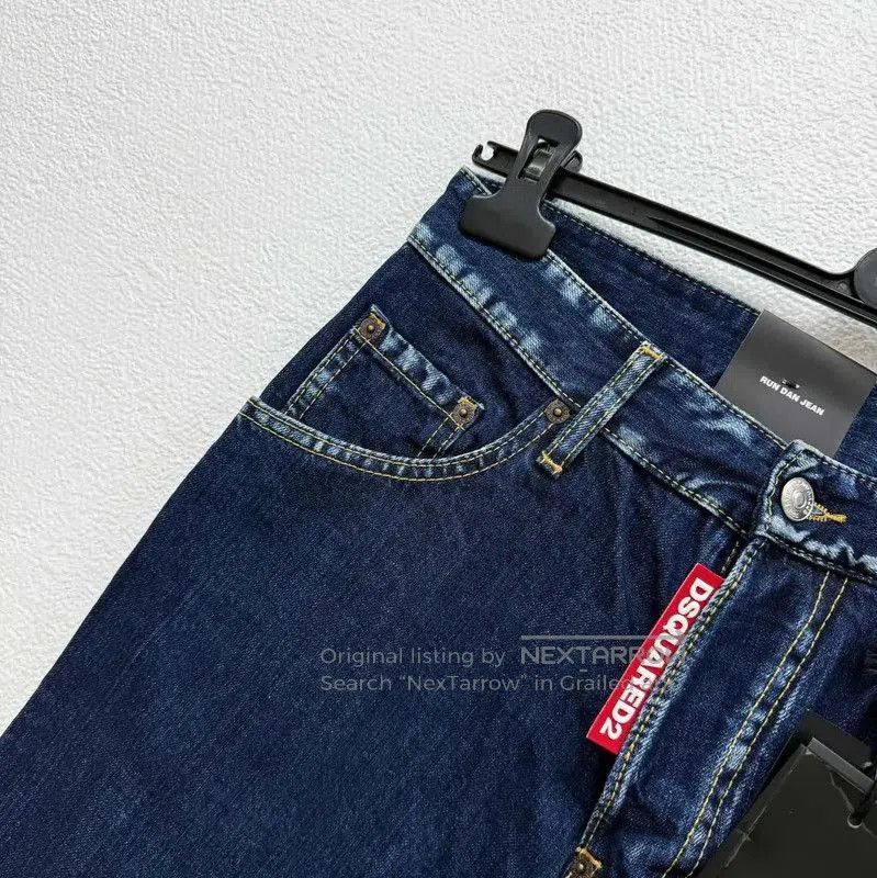 Dsquared2 DSQUARED2 Dark Blue Denim Casual Pants . Size US 26 / EU 42 - 3 Thumbnail