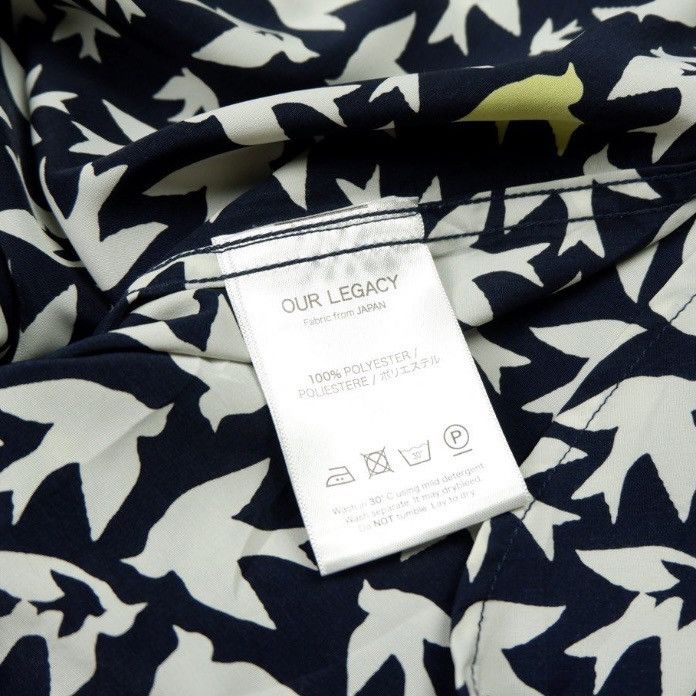 Our Legacy our legacy swallow fullprint shirt button Size US L / EU 52-54 / 3 - 7 Thumbnail