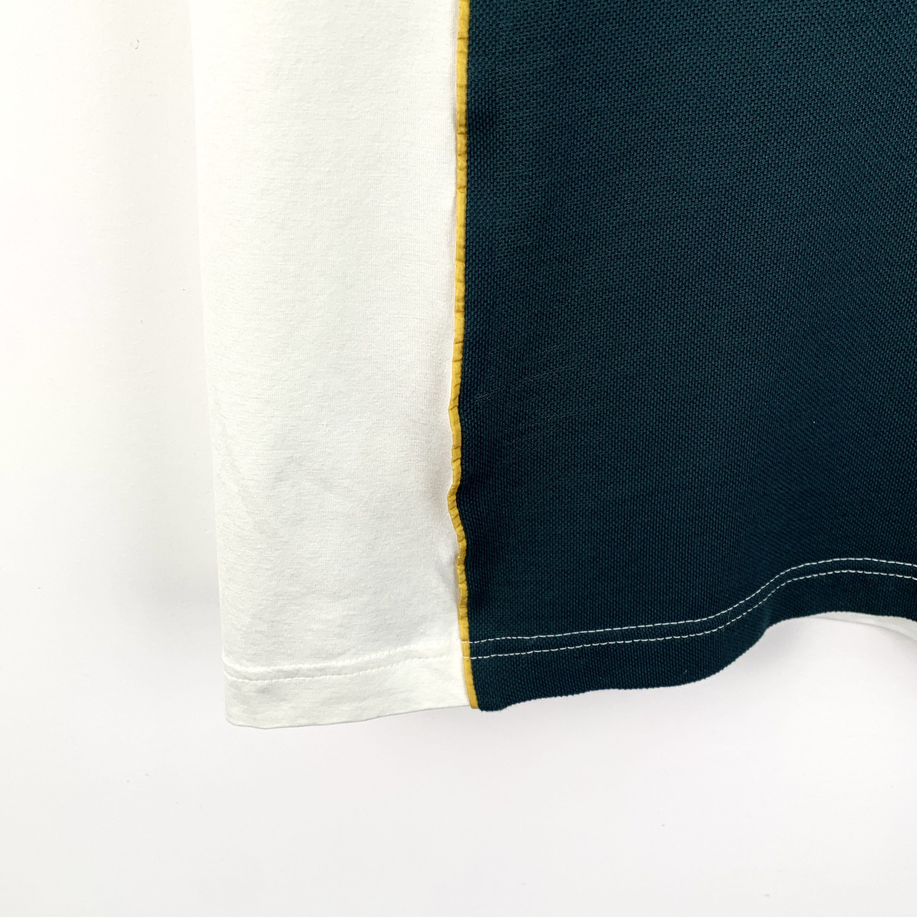 Prada Prada Polo Shirt – Colorblock Cotton Short Sleeve (Size XL) Size US XL / EU 56 / 4 - 6 Thumbnail