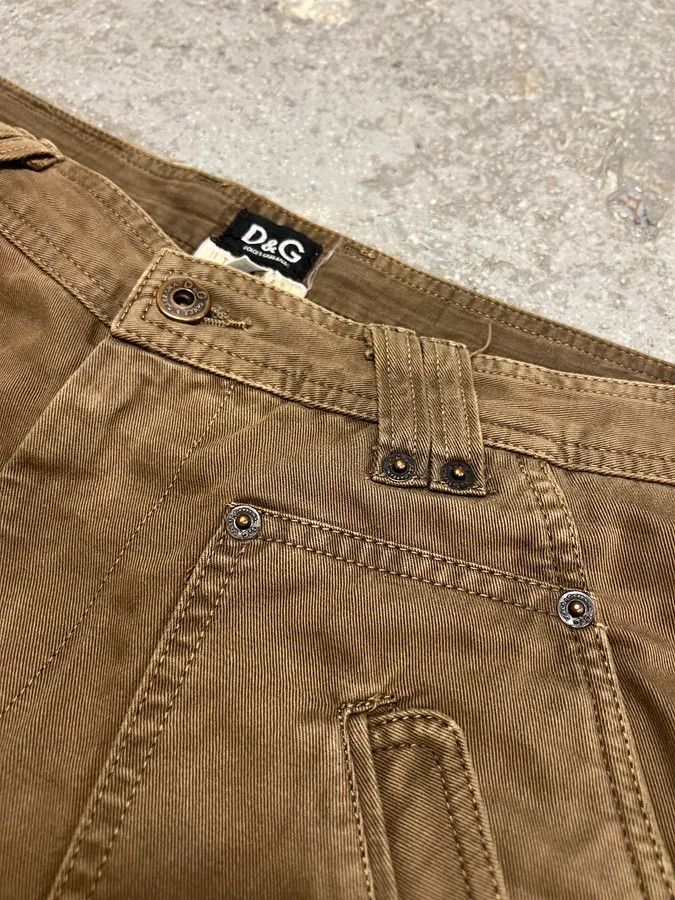 Dolce & Gabbana × Vintage AW2004 Dolce & Gabbana Brown Utility Straight Cozy Pants Size US 32 / EU 48 - 6 Thumbnail