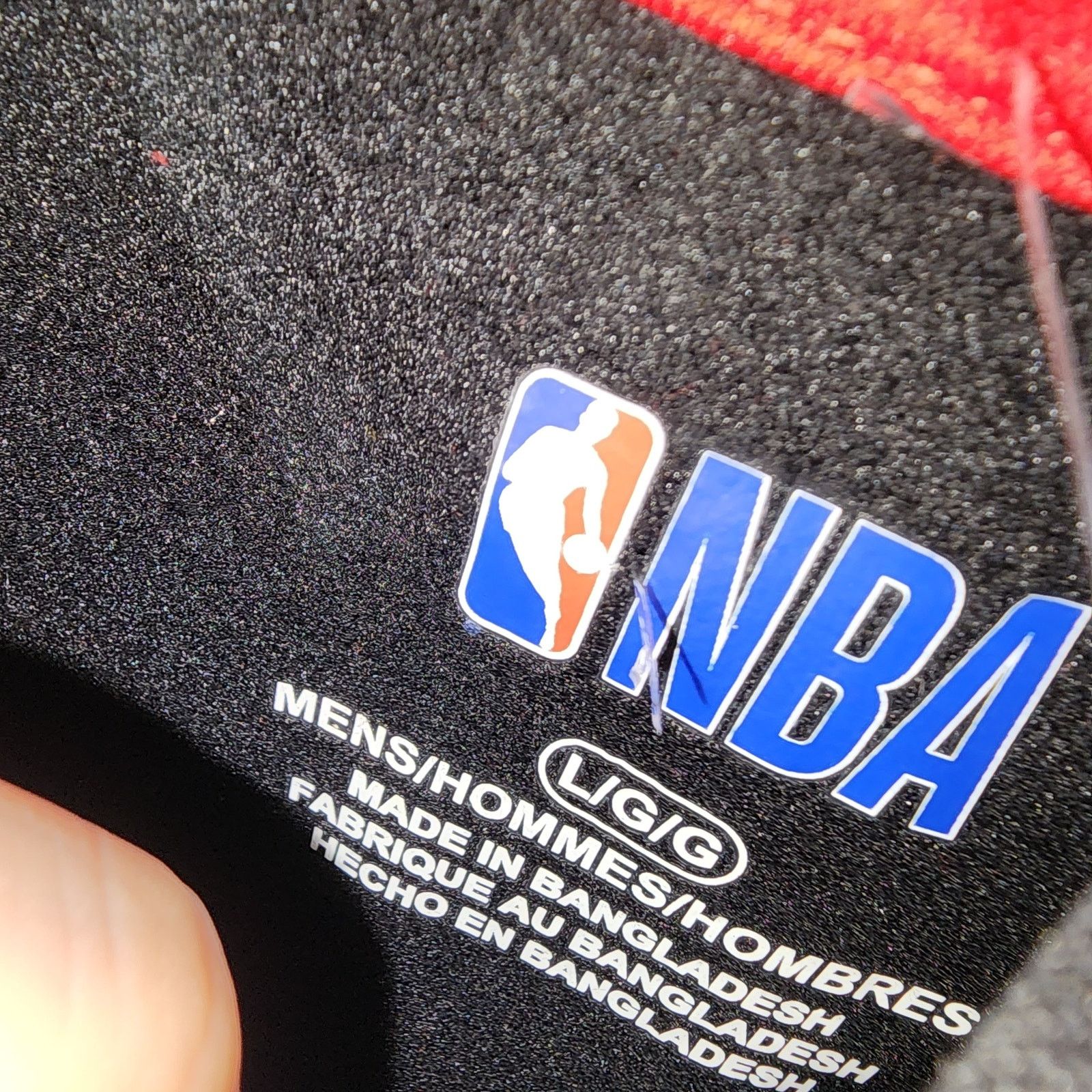 NBA Trail Blazer basketball red/black Hoodie Men's Large Size US L / EU 52-54 / 3 - 3 Thumbnail