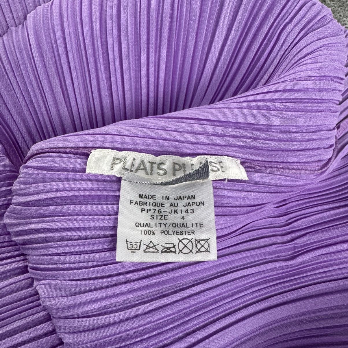 Pleats Please Issey Miyake Pleats Please -Joyce -Fringe Ribb Top Cut and Sewn 3/4Sleeve Size M / US 6-8 / IT 42-44 - 9 Thumbnail