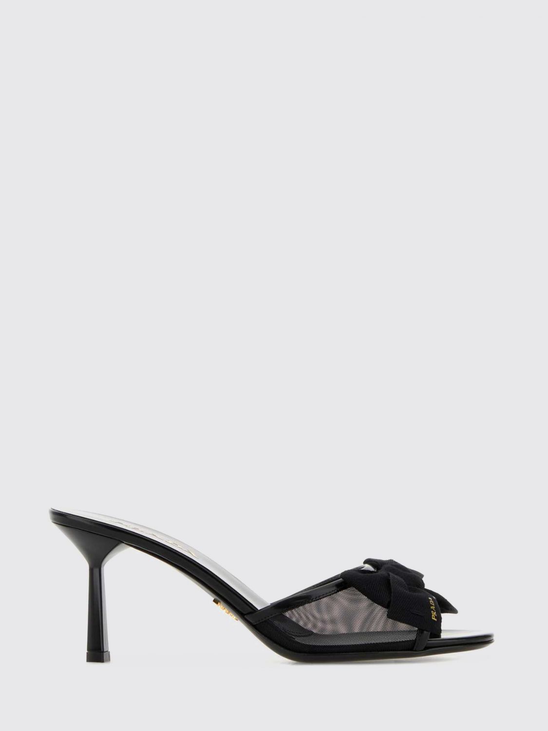 Prada Prada Heeled Sandal Woman Black Size US 7.5 / IT 37.5 - 1 Preview