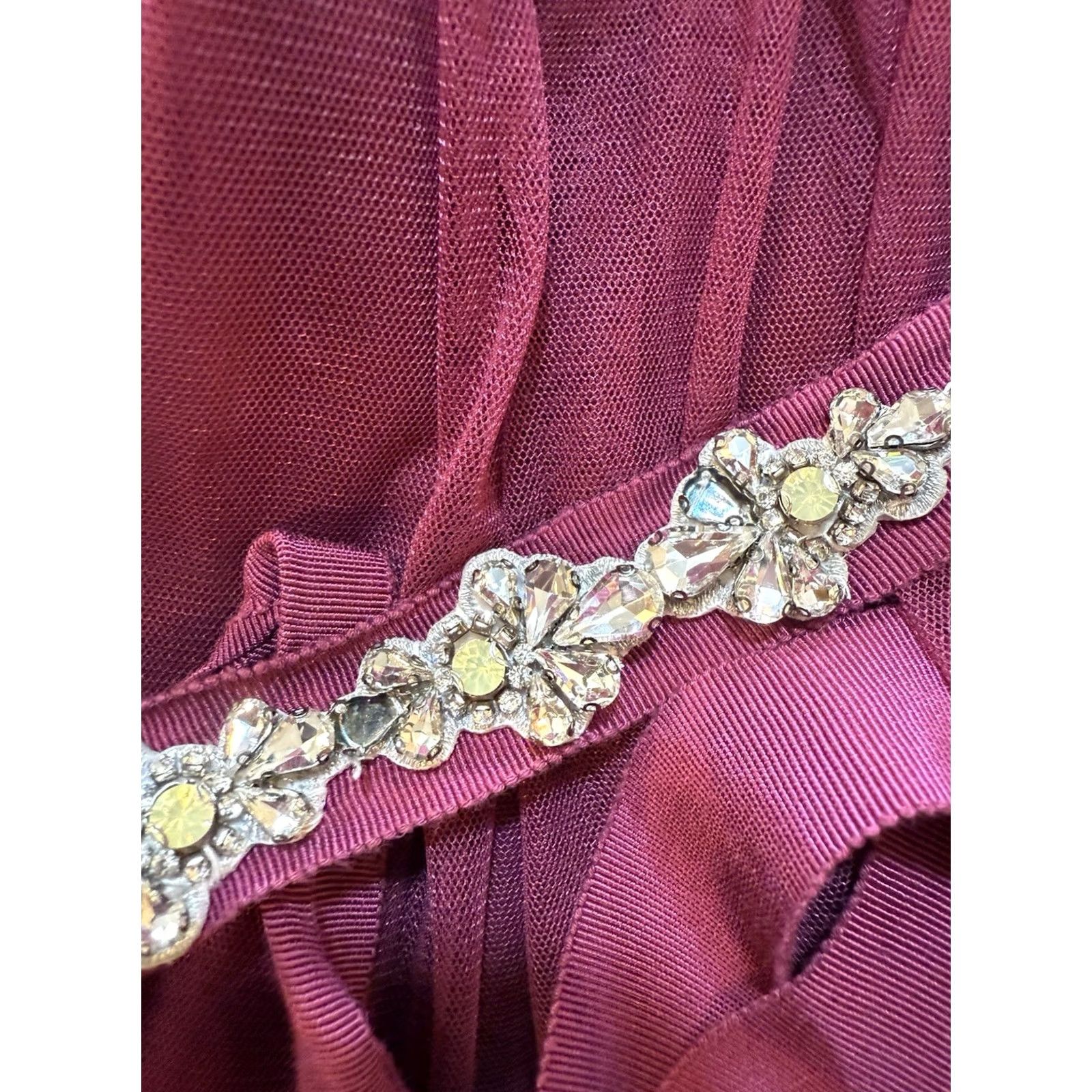 Anthropologie VINTAGE Anthropologie x BHLDN Hitherto Fleur maxi Dress gown wine wedding guest Size 0 Sleeveless Red Wedding Womens Ballet Size XS / US 0-2 / IT 36-38 - 6 Thumbnail