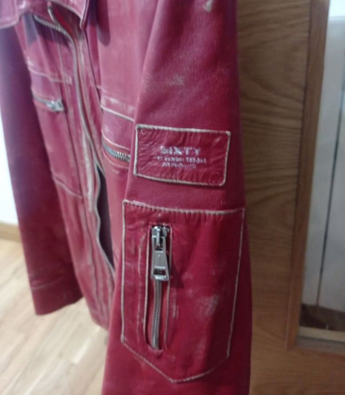 Miss Sixty Miss sixty red leather jacket L Size L / US 10 / IT 46 - 3 Thumbnail