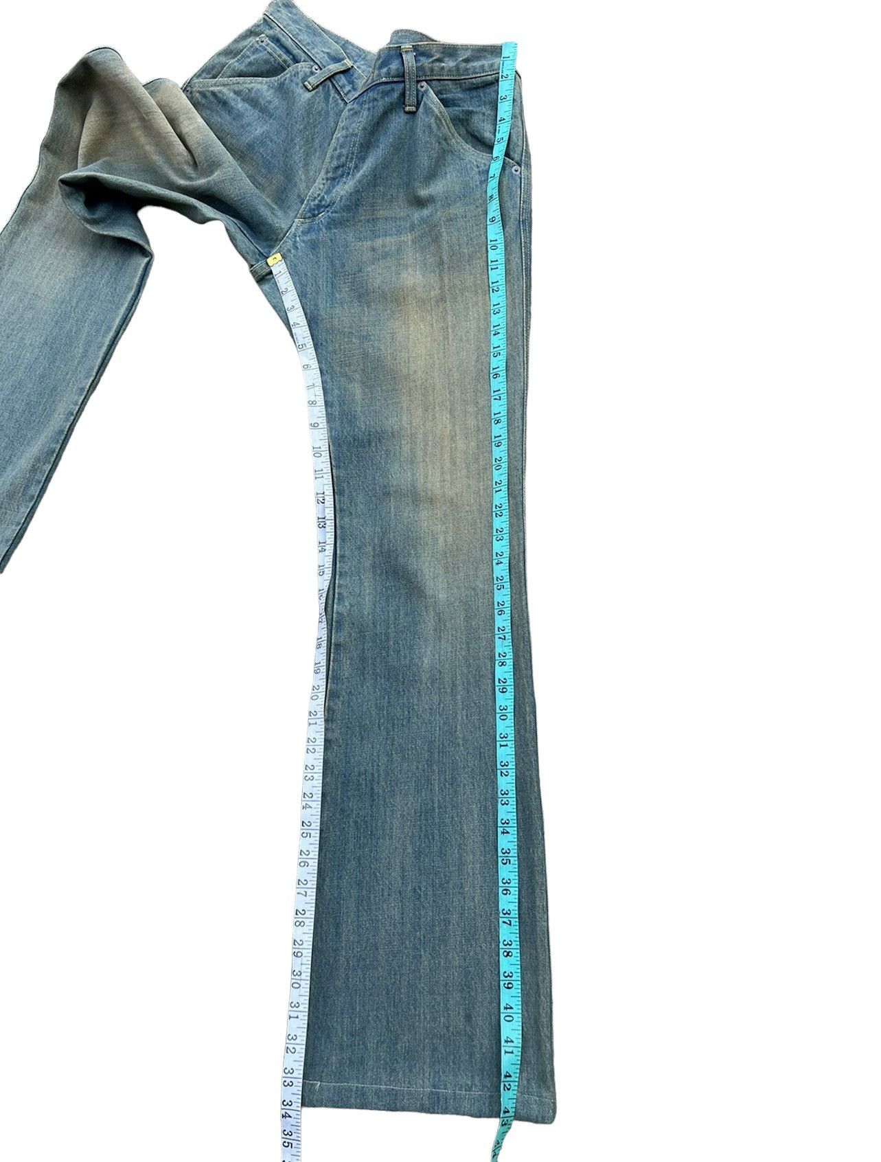 Morgan Homme Vintage Morgan Homme Japan Mud Denim Dirty Flare Jeans Size US 32 / EU 48 - 5 Thumbnail