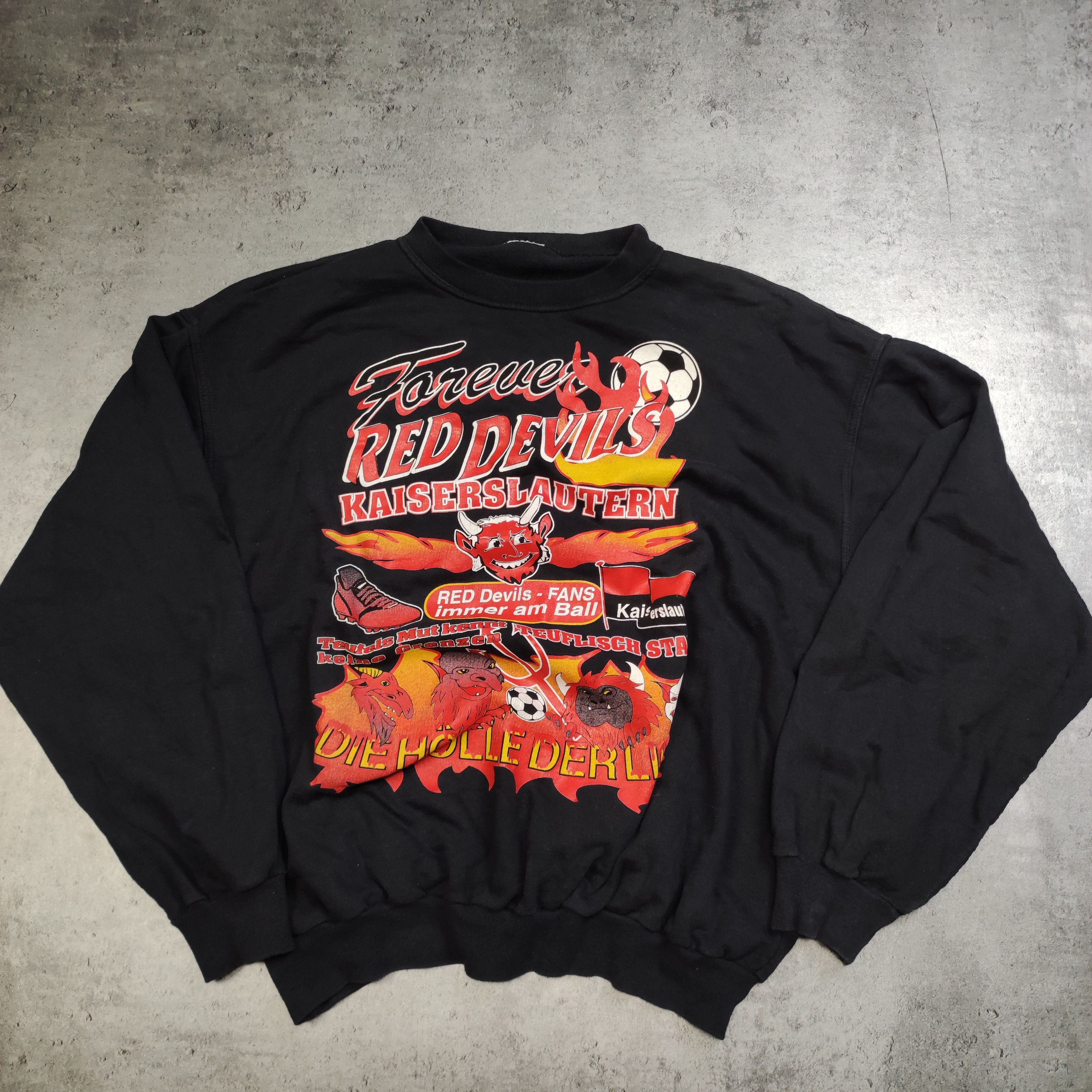 Vintage Vintage OG 1995 Kaiserslautern Footbal Red Devils Sweatshirt Size US L / EU 52-54 / 3 - 2 Thumbnail