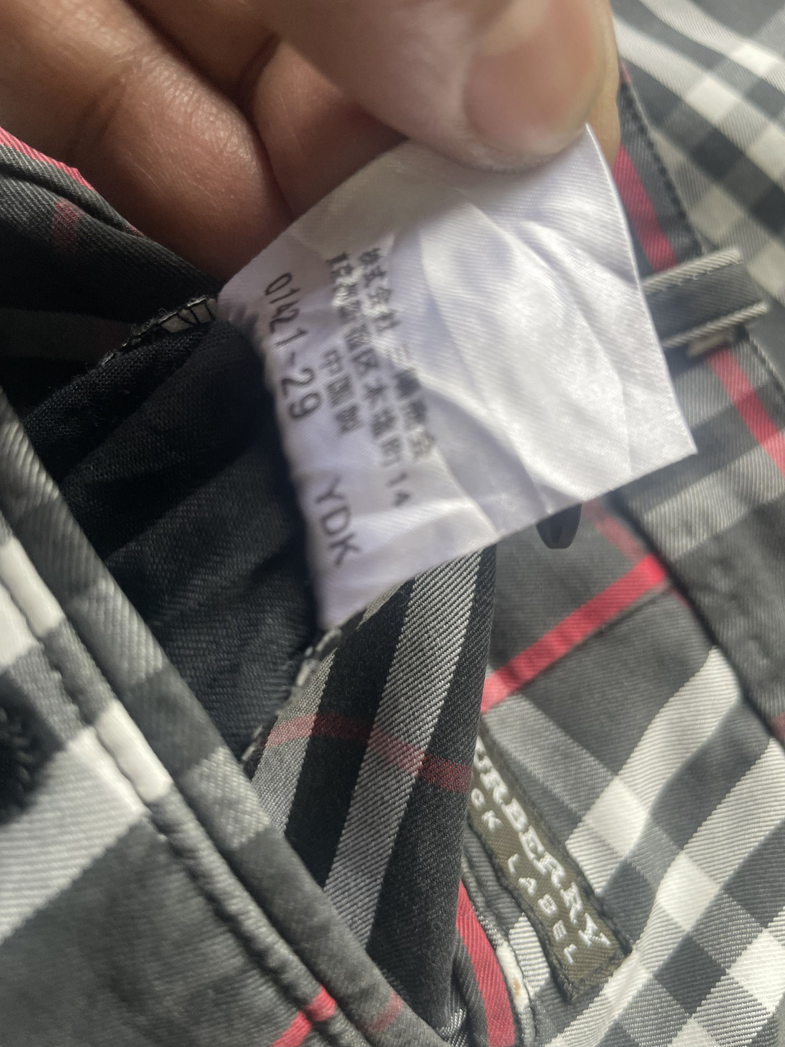 Burberry Burberry Black Lavel Nova Checkered Trouser Size US 29 - 11 Thumbnail