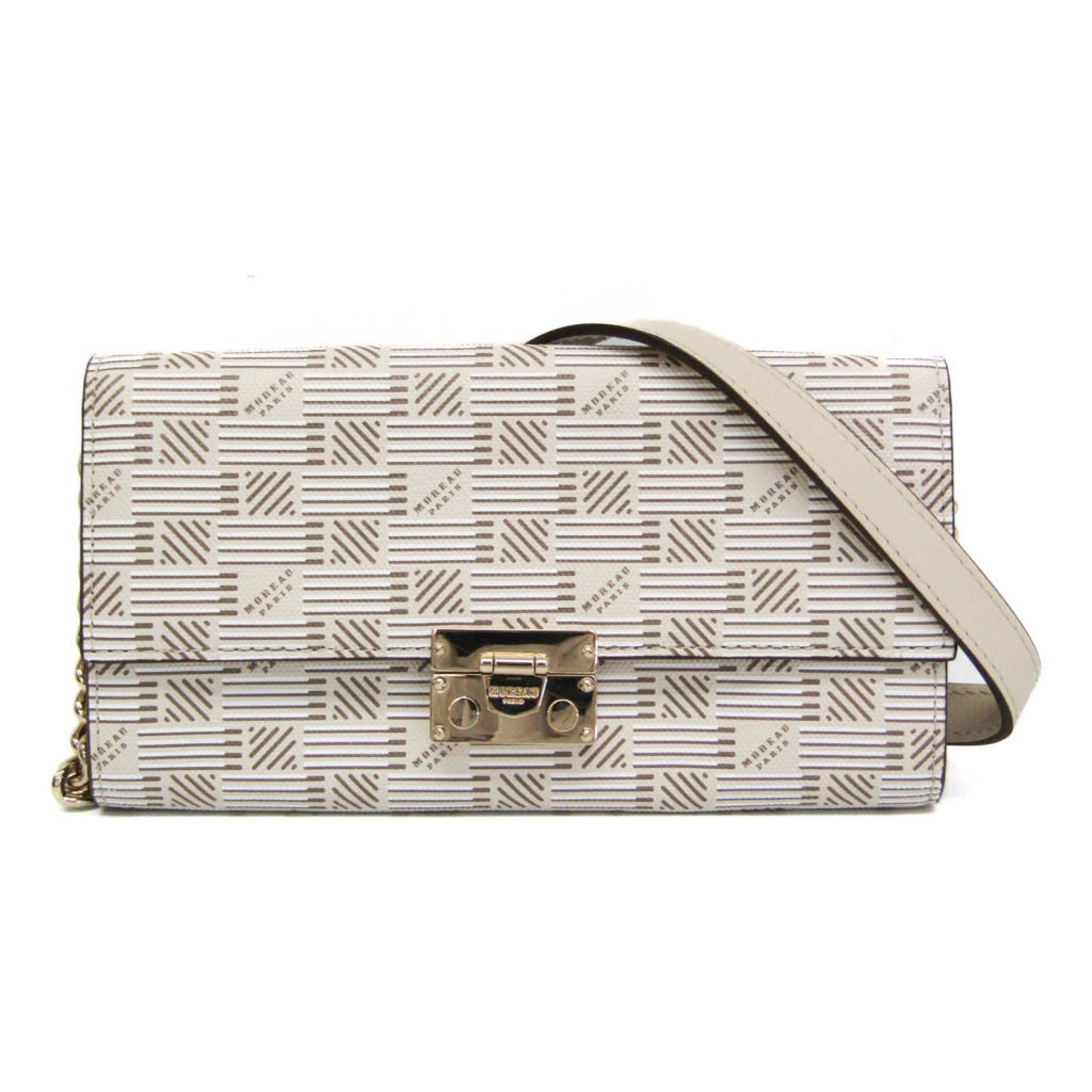 Other Moreau GIGI PHONE CLUTCH Women's Leather Clutch Bag,Shoulder Bag Light Beige Size ONE SIZE - 1 Thumbnail