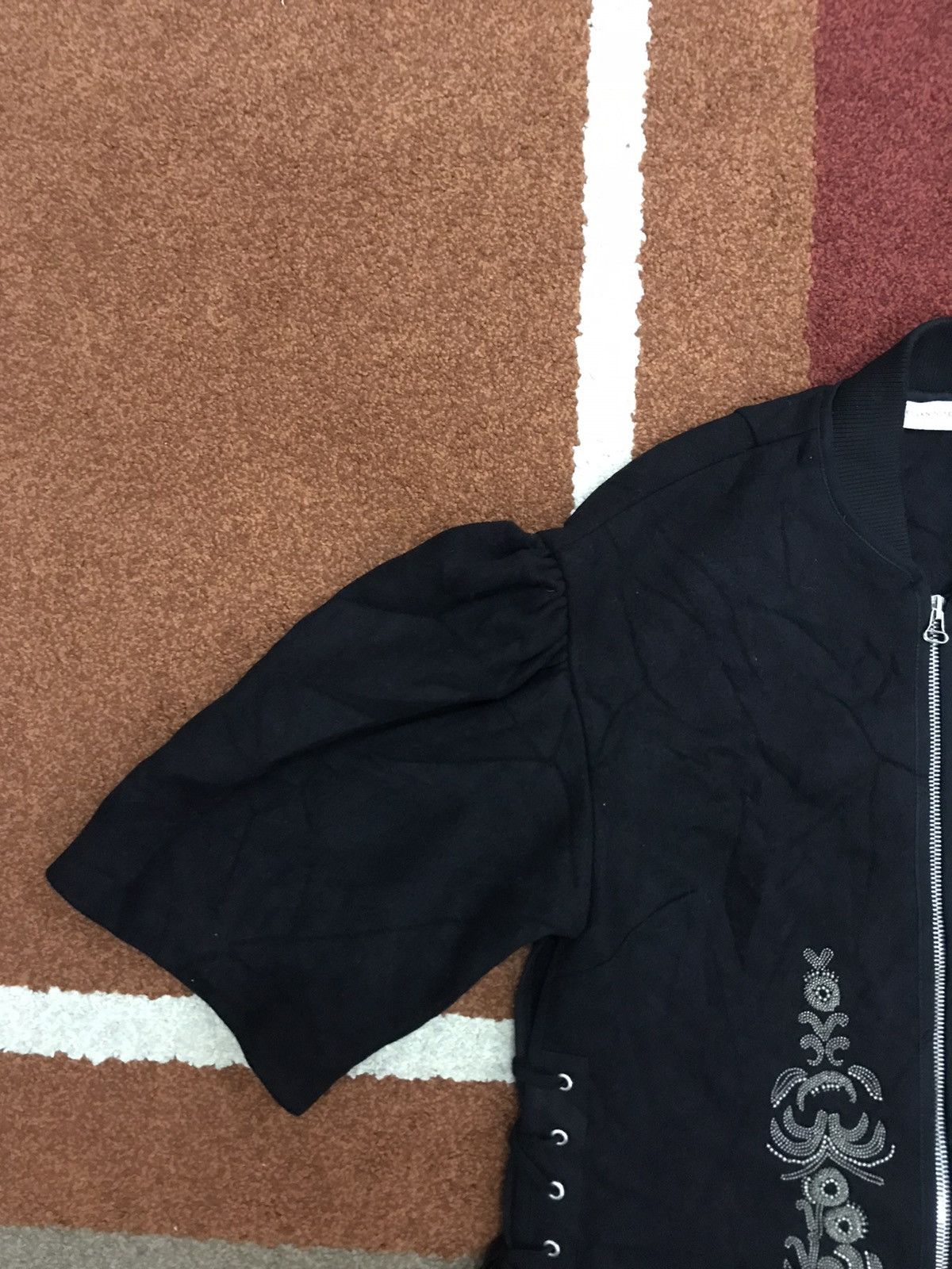 Dries Van Noten Archival DRIES VAN NOTEN STUDDED FLORAL SL Wool Jacket Size XS / US 0-2 / IT 36-38 - 5 Thumbnail