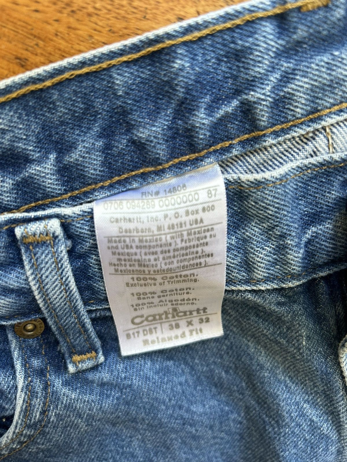 Carhartt Vintage Carhartt Jeans Size US 38 / EU 54 - 5 Thumbnail